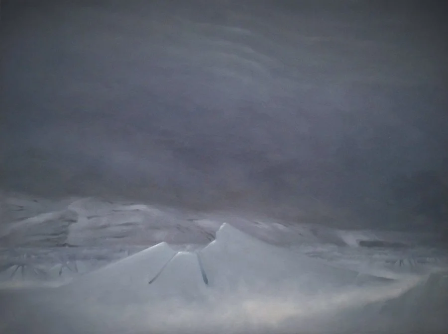 This is the end Martyn, 91cm 122cm, oil on canvas, 2008.