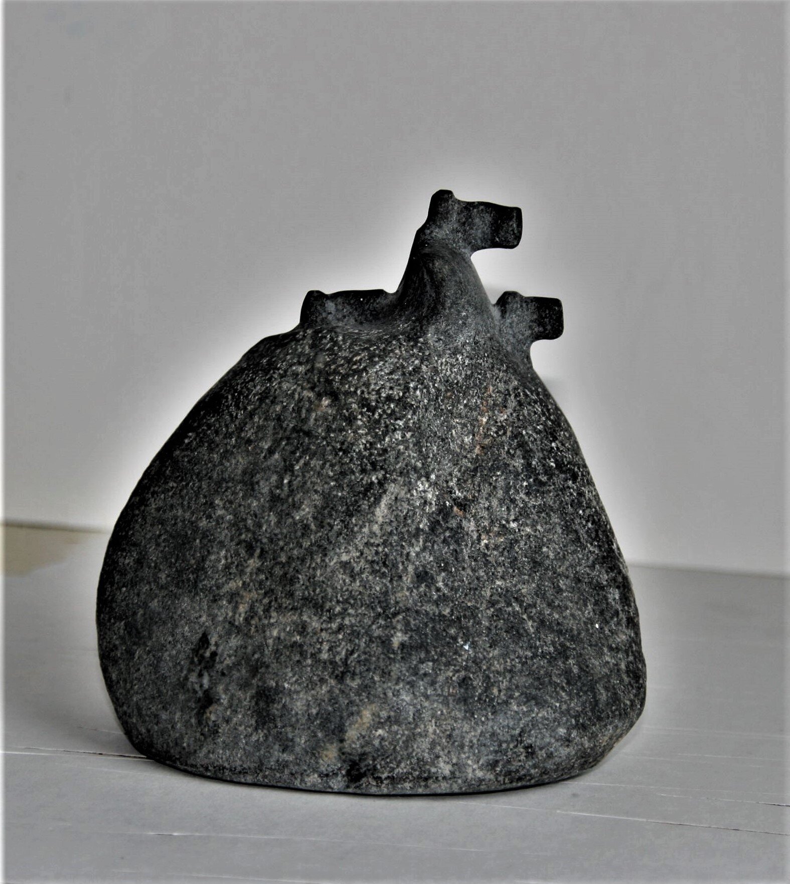    Aid,  13 x 11 x 8cm, Frobisher’s gold ore, 2011.  