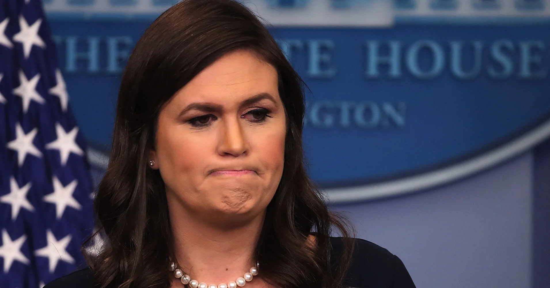 Sarah Sanders Gets Kicked Out of Red Hen Because We Don't Feed Fascists