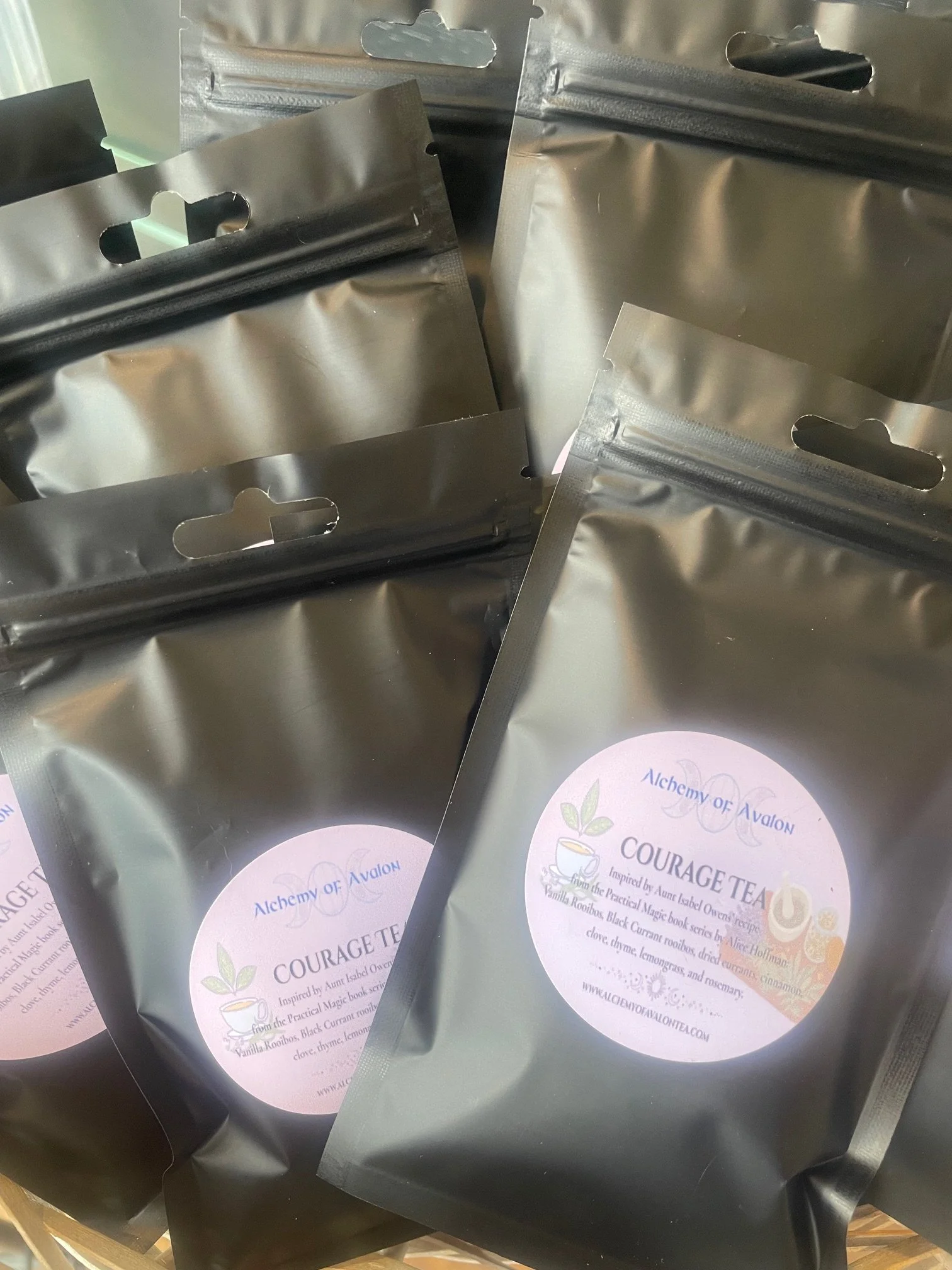 Courage Tea in black pouches.jpg