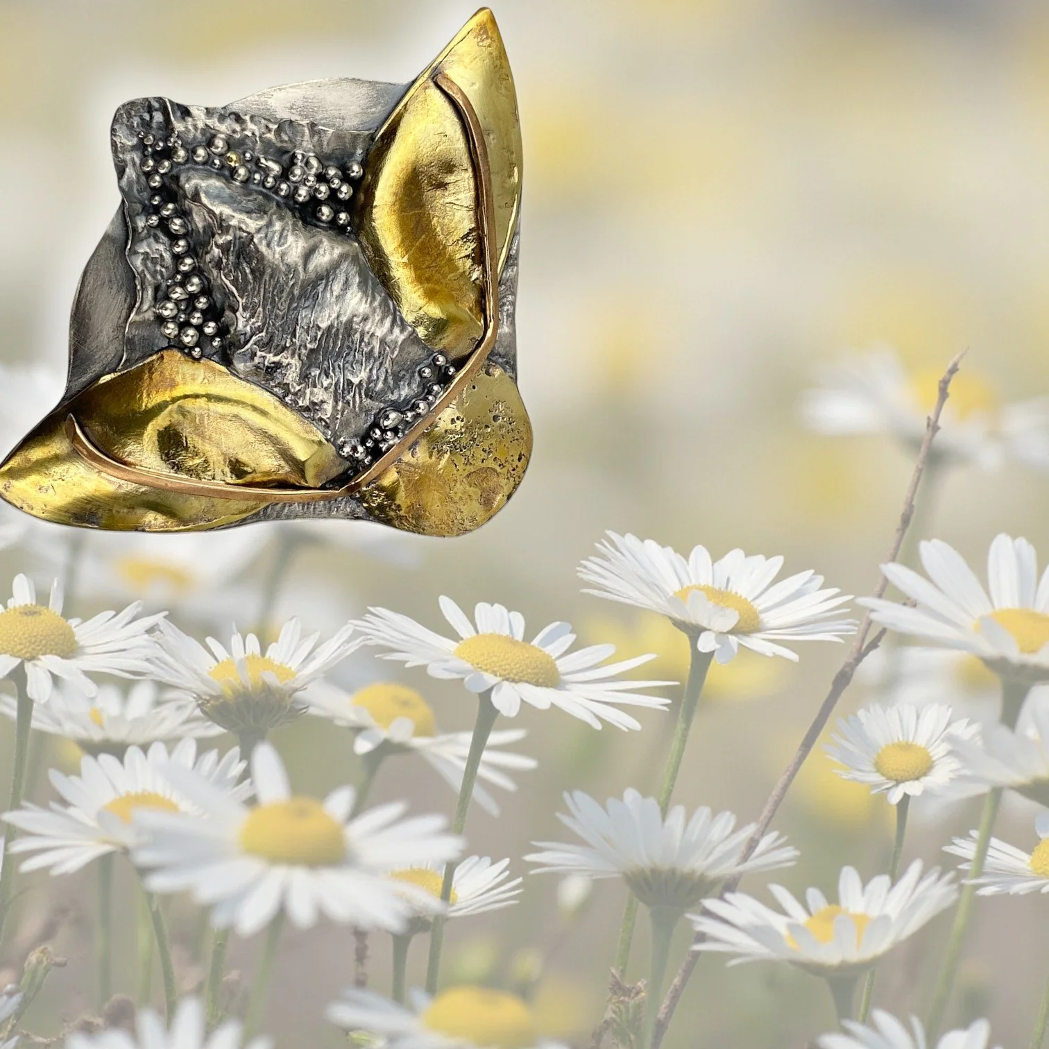 Insect Y - necklace and brooch