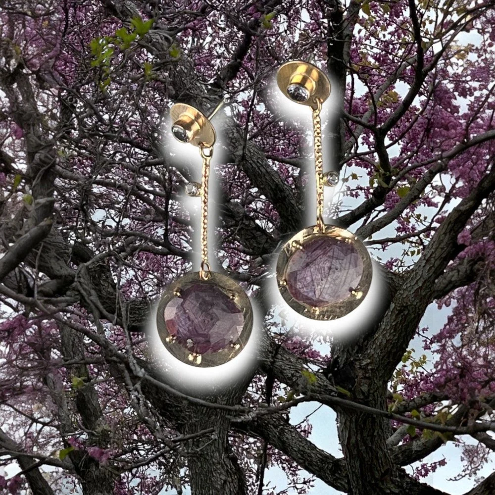 Ruby and Amethyst on all 14K gold fill!