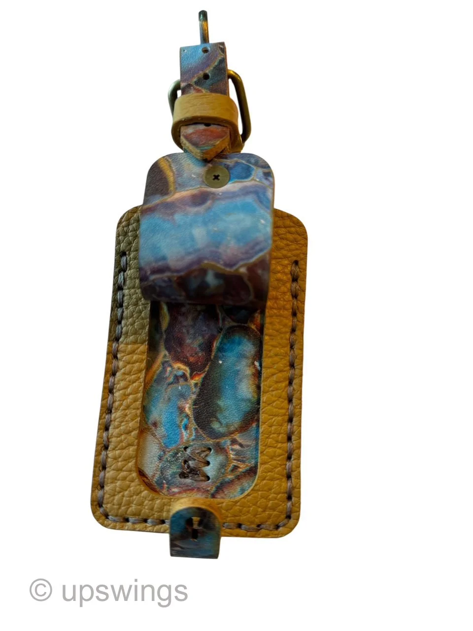 Upswings Travel Tag  Yellow
