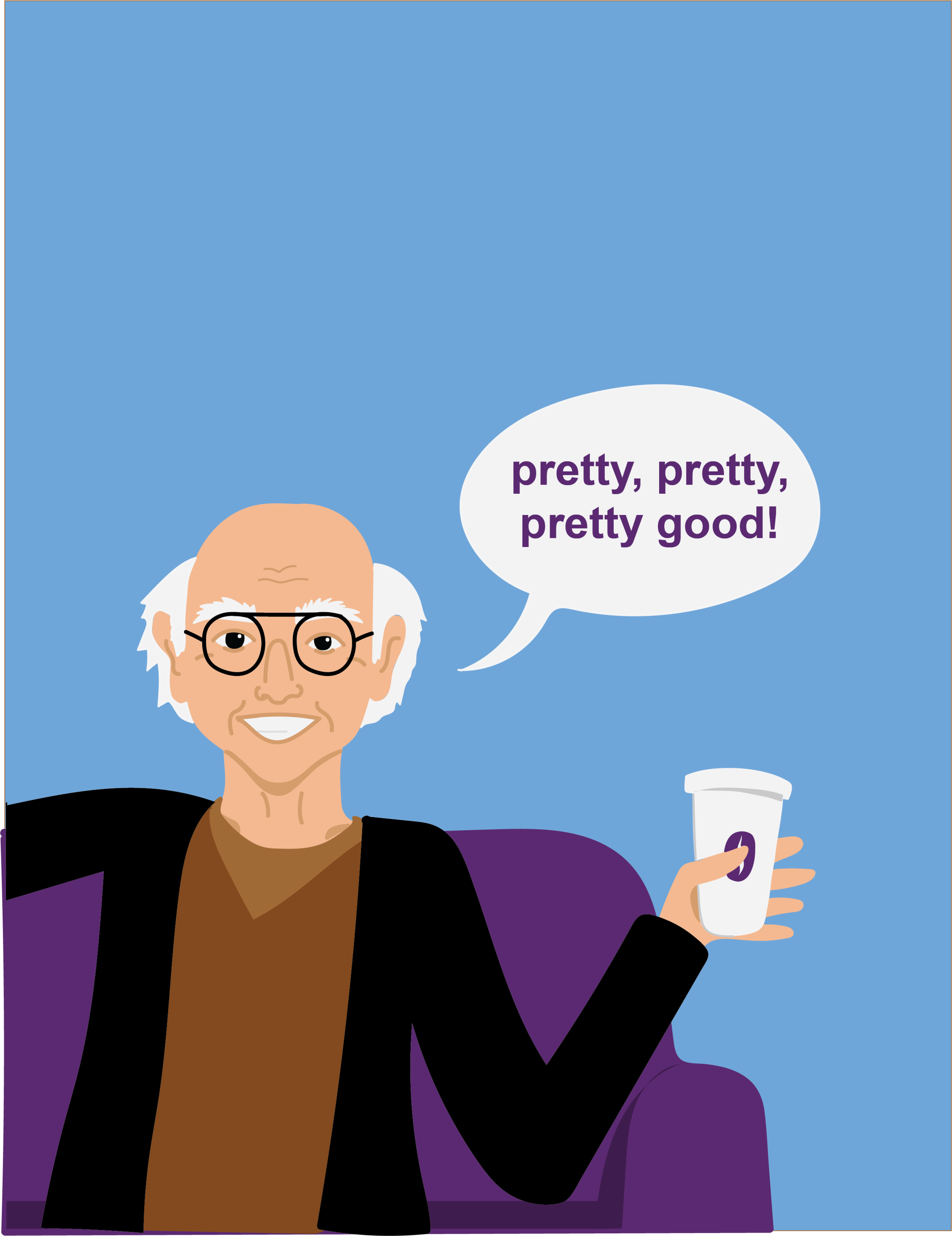 larry david endorsement