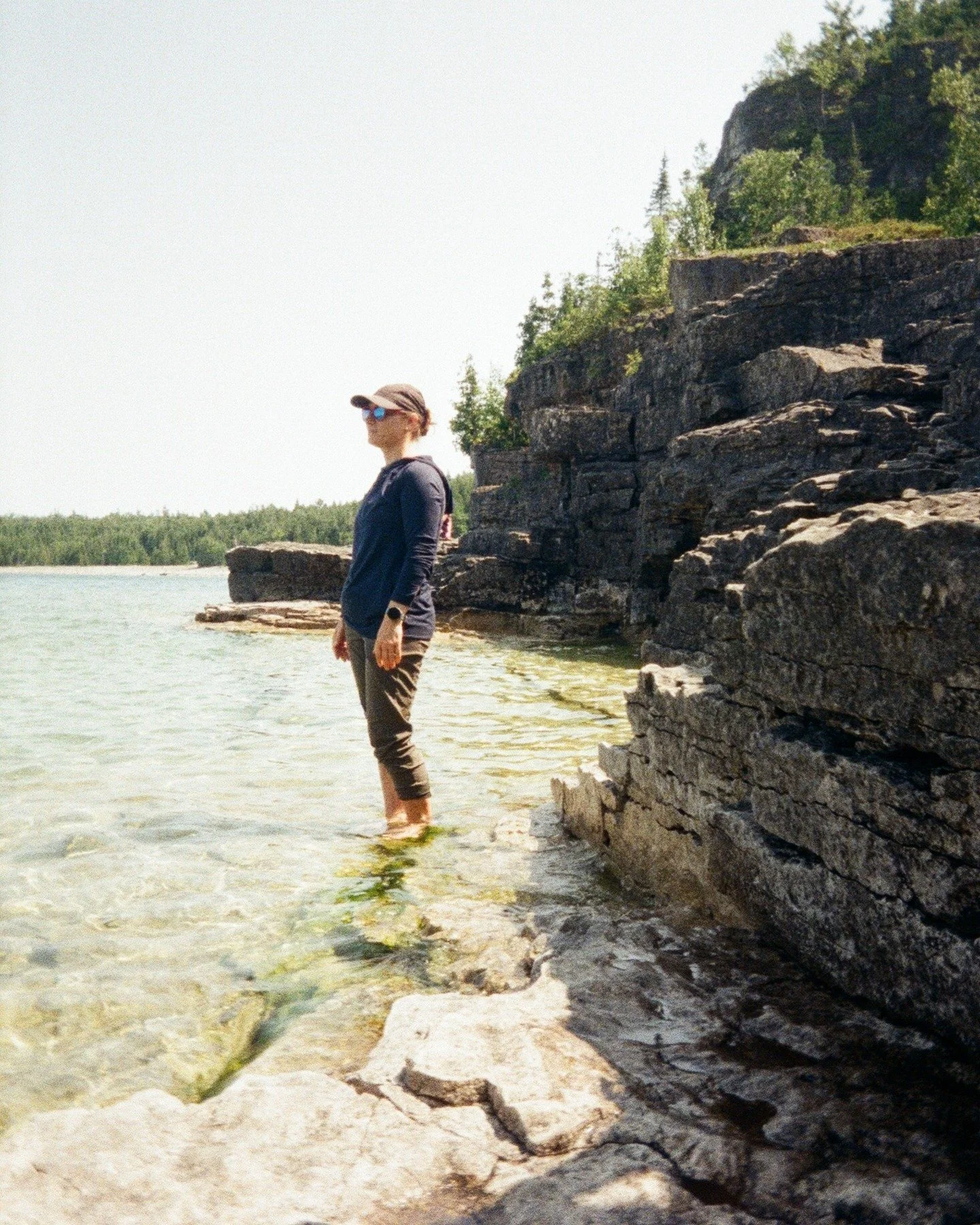 A few film scans from when it was warm outside. It will come again and we have big plans for this summer but it's always good to remember the fun times already had. 

Our time on the Bruce Peninsula in Canada was a classic summer camping trip with di