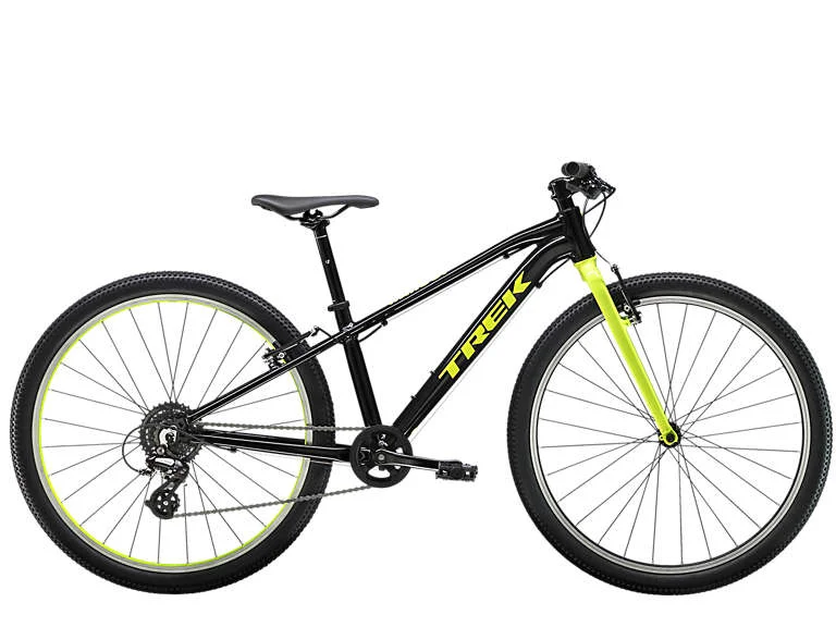 Wahoo 26 is a lightweight, simple, and practical kids' hybrid bike that makes it easy for your little one to make the most of every ride. This versatile ride is built for ease of use: it's light, capable on a variety of surfaces, and equipped with a 1x8 drivetrain and a wide range of gearing for wherever your little one roams. Fit for riders 53-66˝ tall.