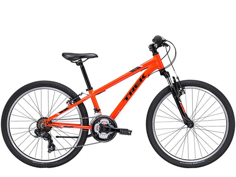 With Precaliber 24 21-speed Boy's, your youngster will feel unstoppable. Fast, high-quality components like a Shimano 21-speed drivetrain and a performance suspension fork will have them dreaming of the podium whether they're riding the trails, racing home from school, or shredding singletrack with the family. For kids ages 8-12, between 50-63˝ tall.