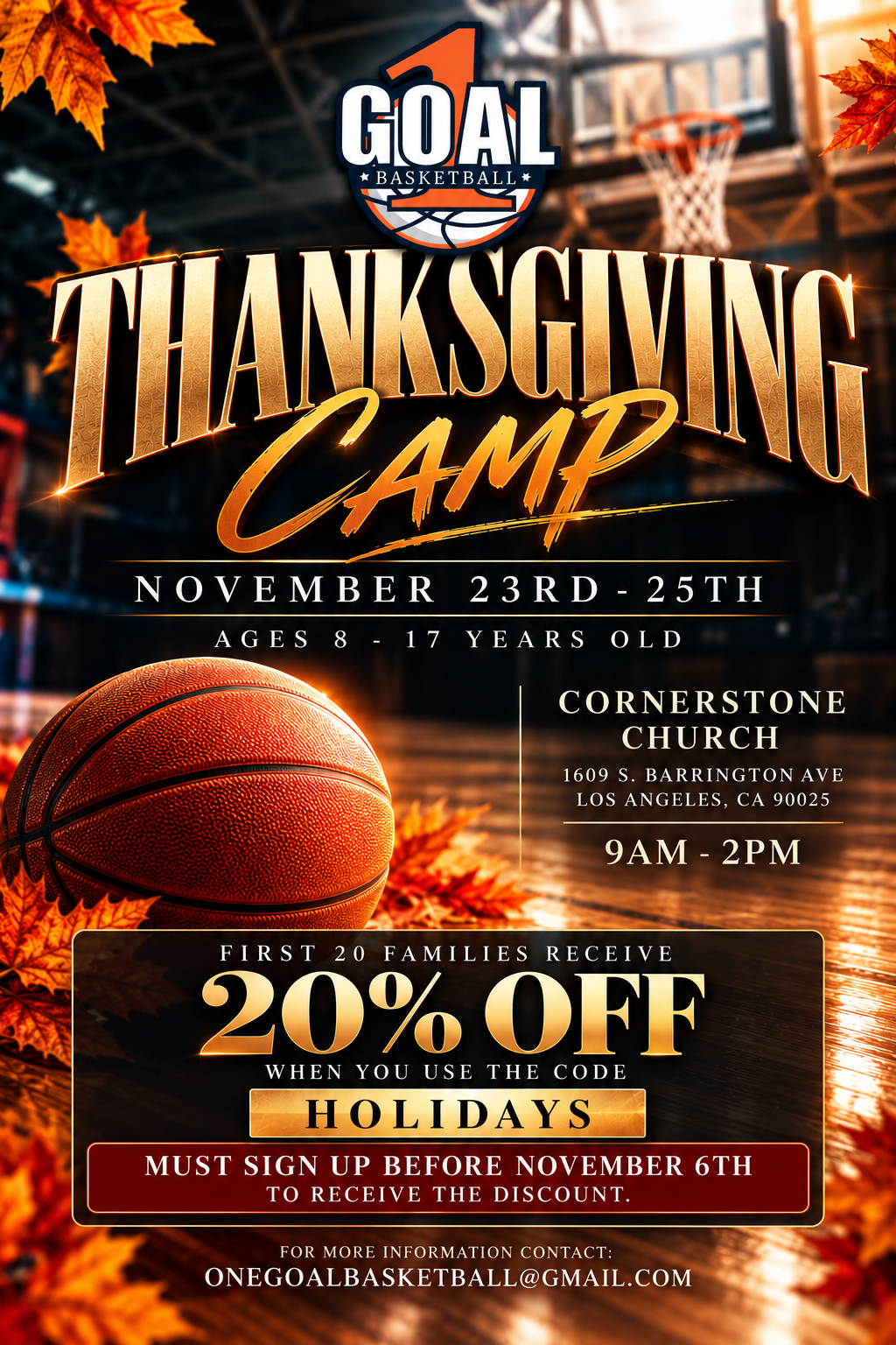 Thanksgiving Camp Nov 23rd-25th