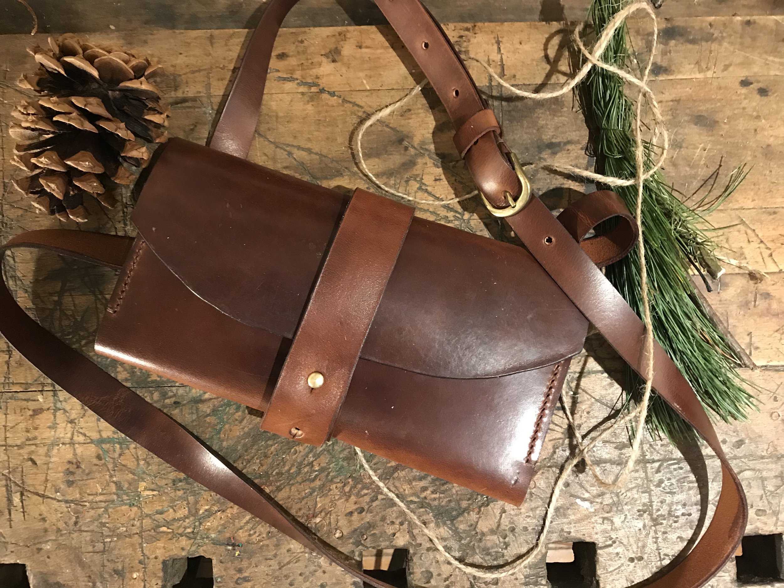 Handmade CrossBody Leather