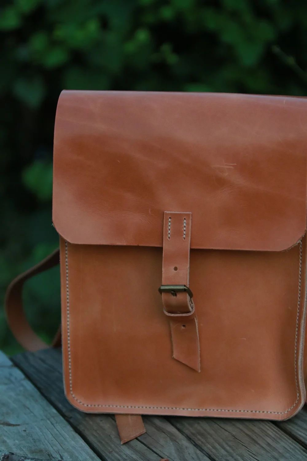 campus leather backpack leather backpack — Rural Route 3
