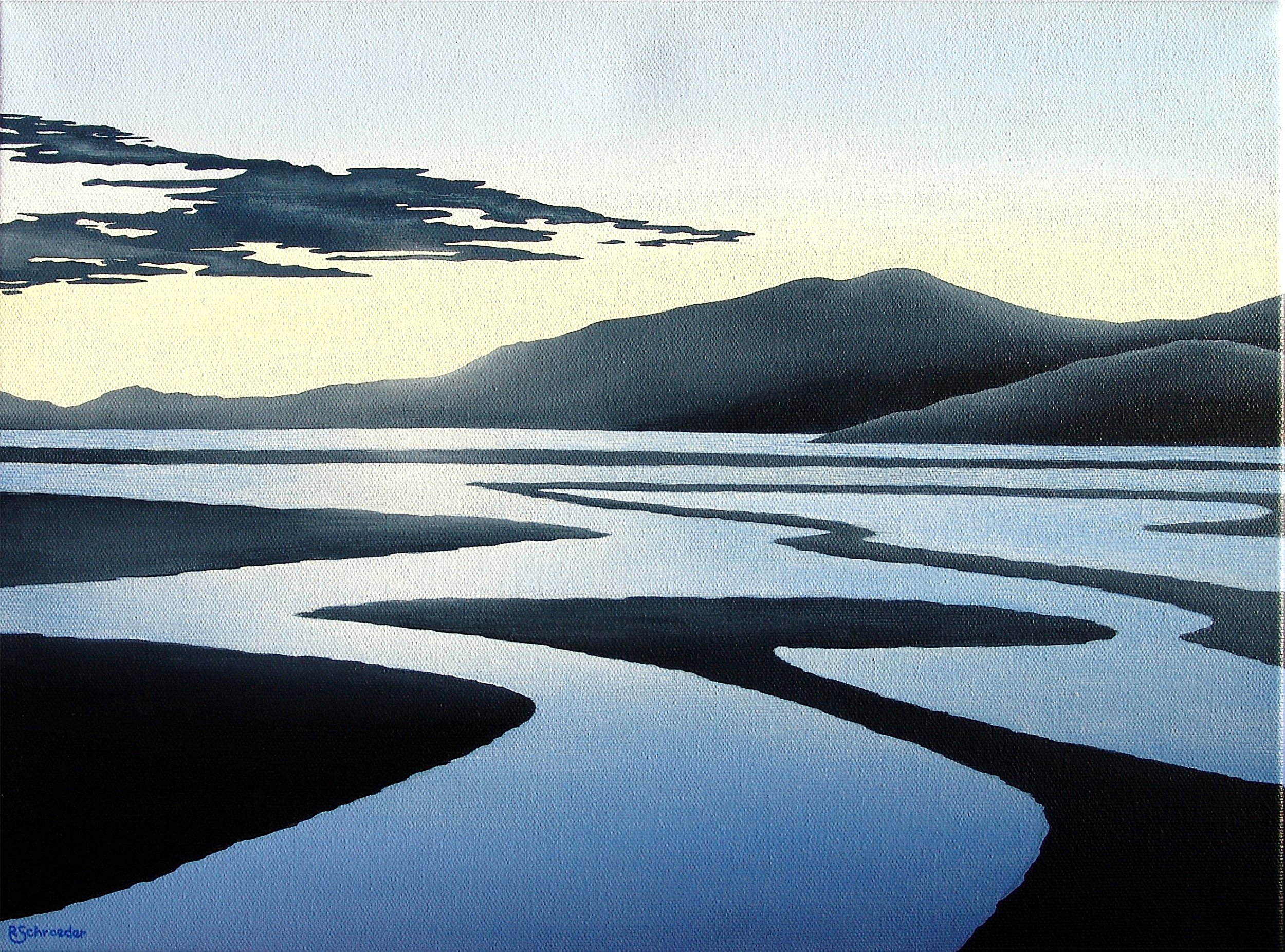 strolling at low tide