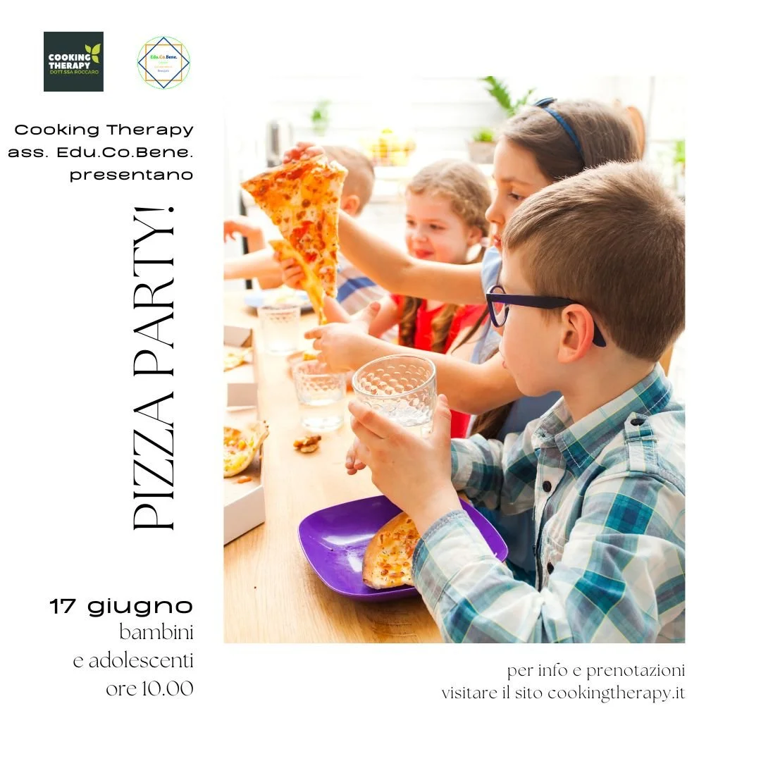 Cooking Therapy - PIZZA PARTY Adolescenti e Bambini / Festa chiusura attività estive