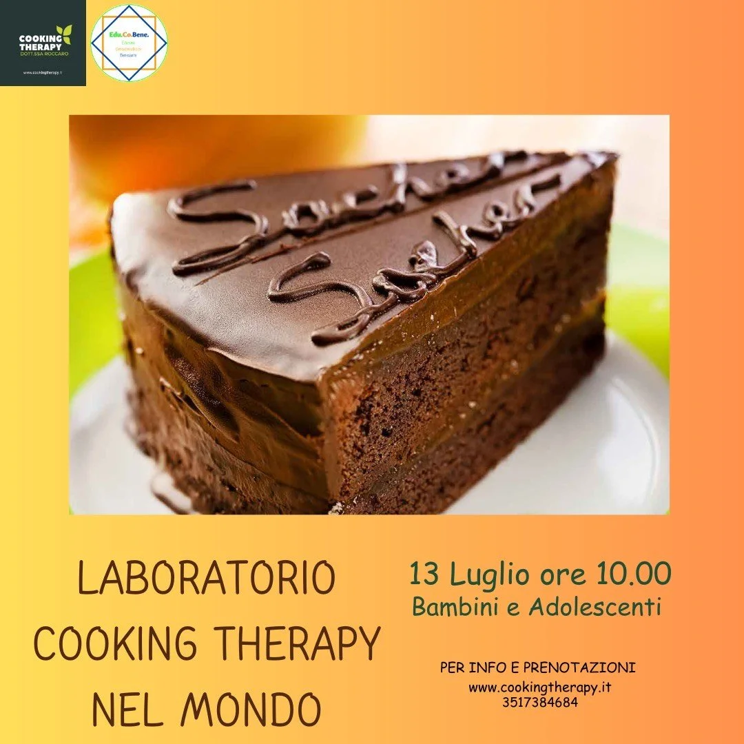 Cooking Therapy NEL MONDO - Laboratorio BAMBINI e ADOLESCENTI