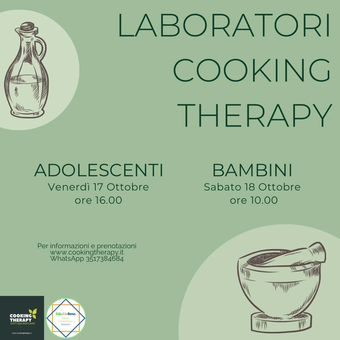 Cooking Therapy - Laboratorio BAMBINI Ottobre 2025