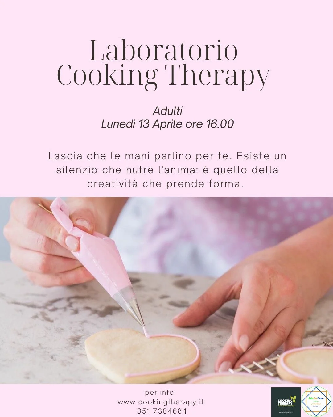 Cooking Therapy - LABORATORIO ADULTI Aprile 2026