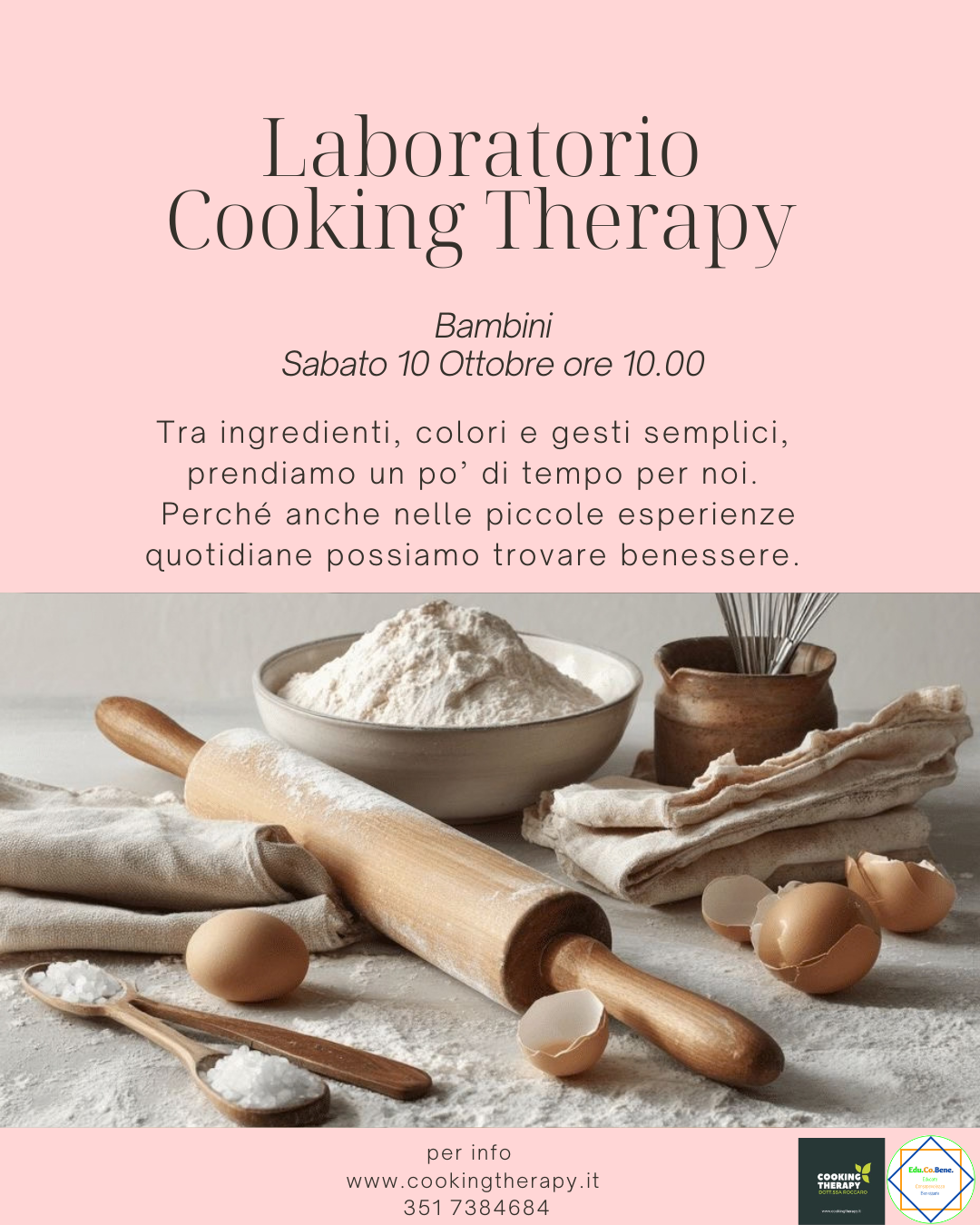 Laboratorio Cooking Therapy Bambini
