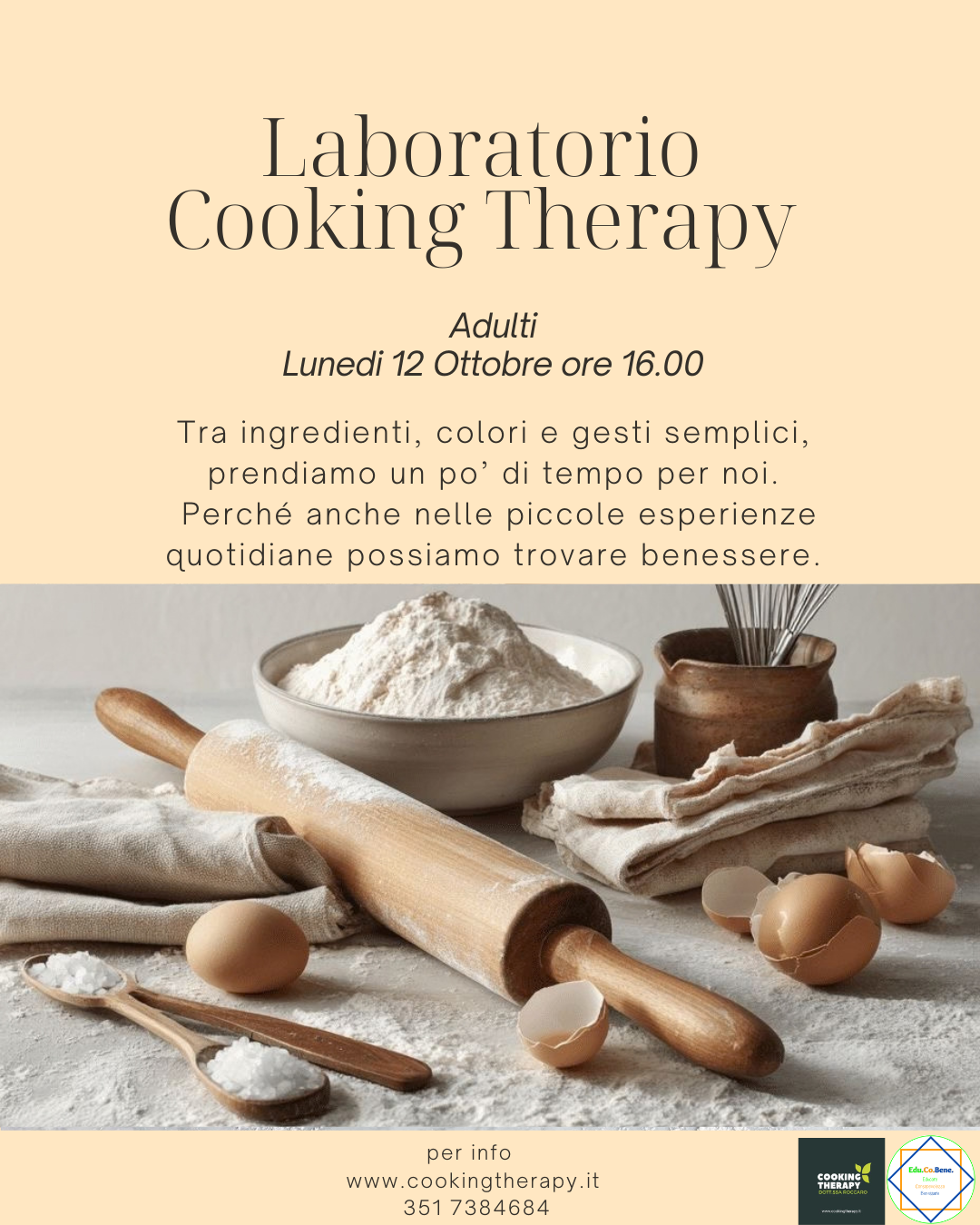 Laboratorio Cooking Therapy Adulti