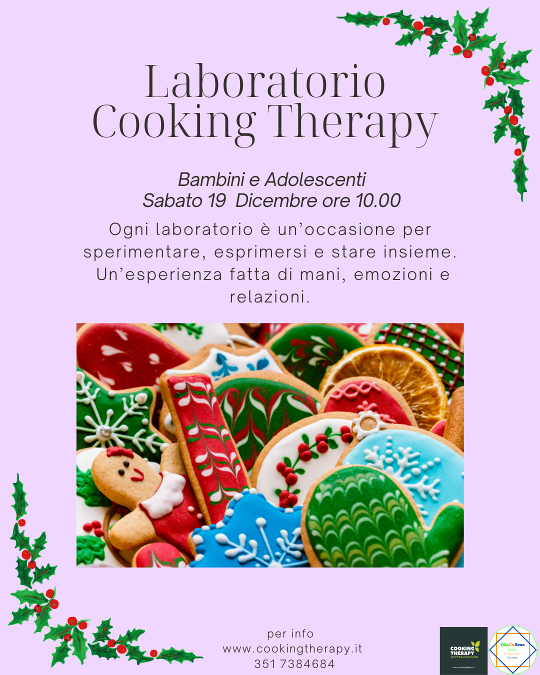 Laboratorio Cooking Therapy Bambini e adolescenti