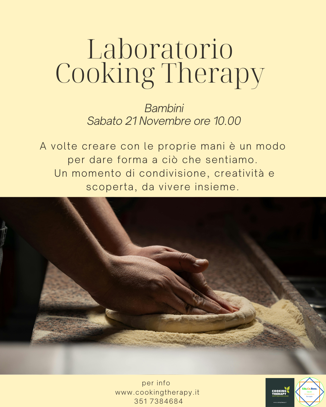 Laboratorio Cooking Therapy Bambini