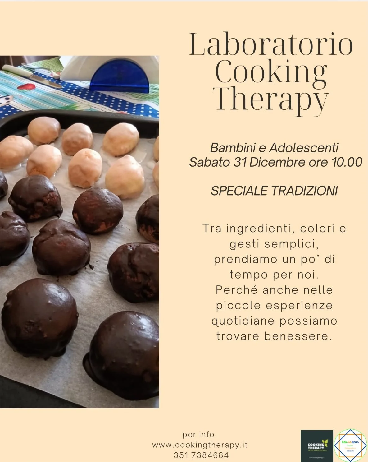 Laboratorio Cooking Therapy Bambini e Adolescenti