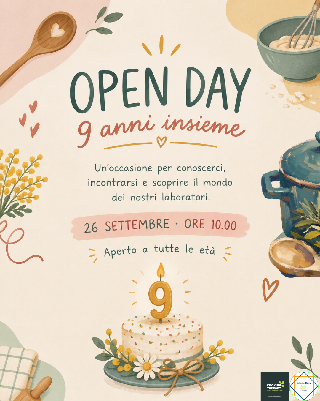 Open Day 9 anni insieme