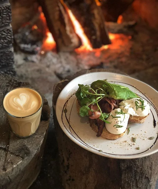 First day of Winter Blues sorted! Poached eggs, bacon, avocado and toasted sour dough.