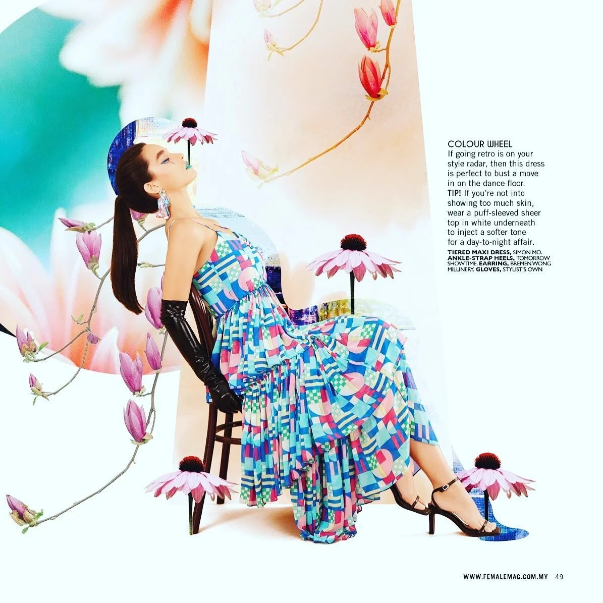 🌹An exclusive #fashionspread for FEMALE MAGAZINE MALAYSIA @femalemag 
Photographer: Zulfikry Rehan (@ikie__)
Layout: Stephanie Liaw (@stephliaw) 
Text and coordination: Amalina Anuar (@amalinanuar @thoughtsbyamalina) 
Stylist: #styledbysashaivan
Mak