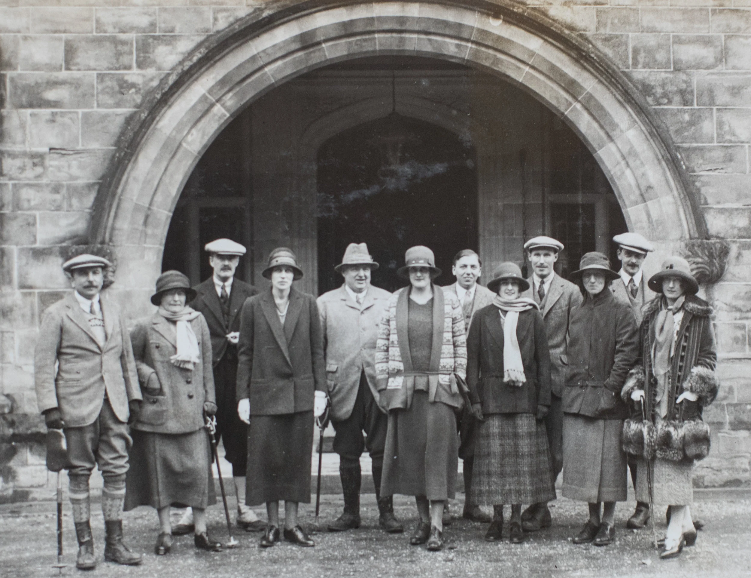 Lord and Lady Denman - Hosting a shooting party.