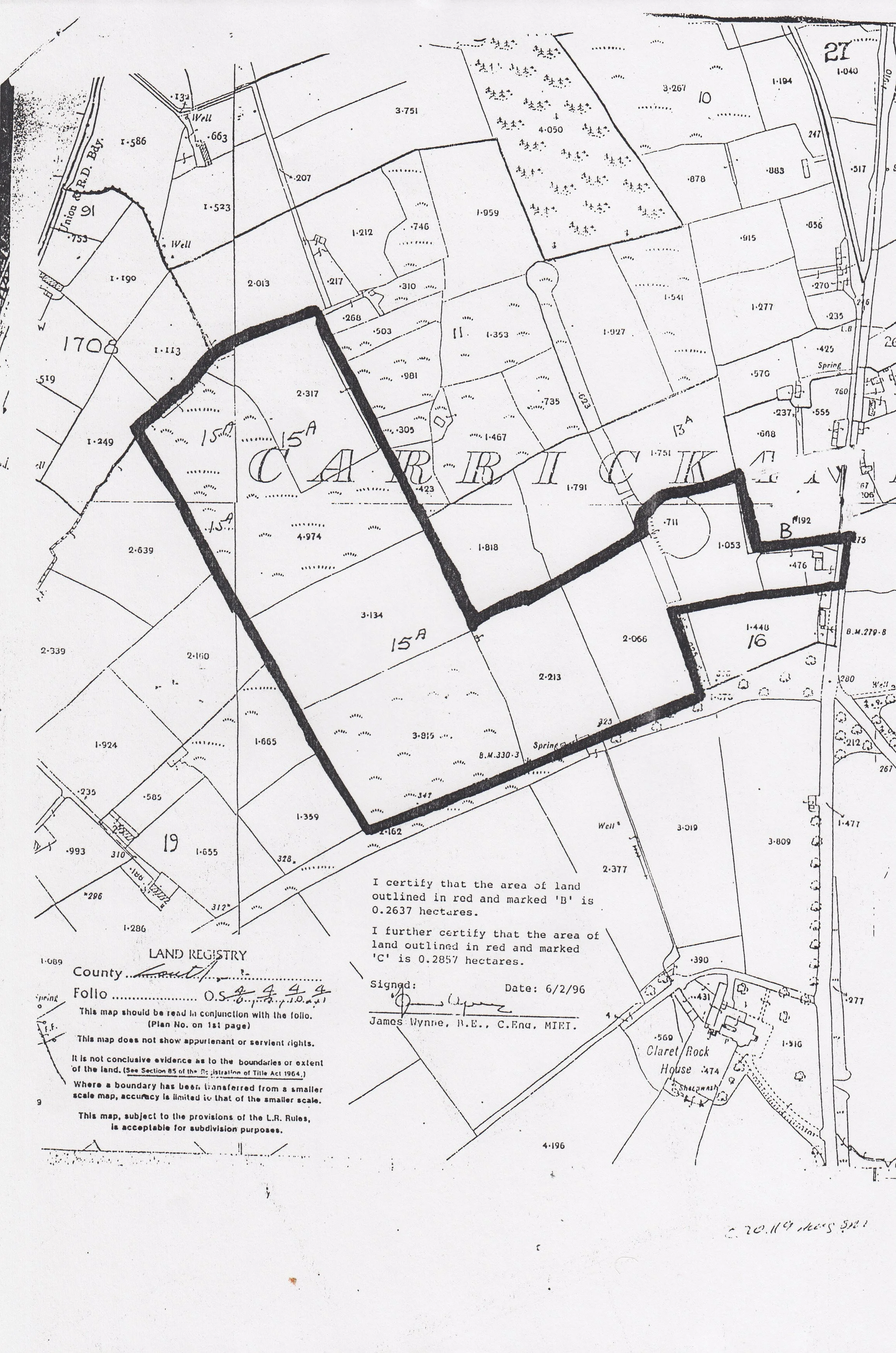 Carrickanena , Faughart , Co. Louth .