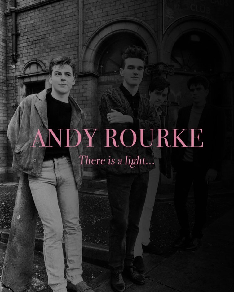 Just like any other day around here&hellip; The Smiths will be belting out as we work. #andyrourke #thereisalightthatnevergoesout