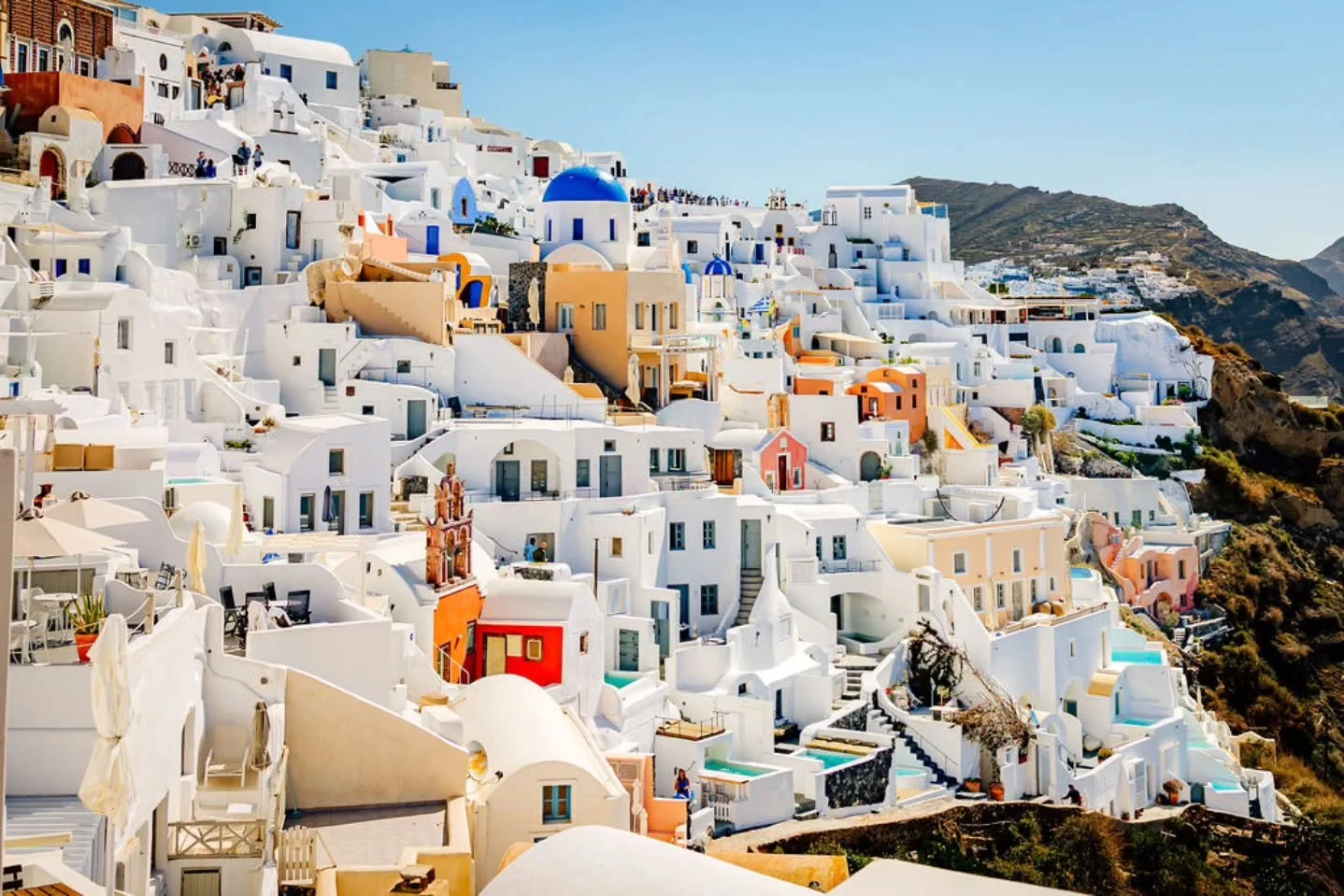 It's been a little over a week since our trip to the Mediterranean and I can't wait to share all the beautiful places we visited! Here's a little sneak peek of the sheer beauty of Santorini, Greece!