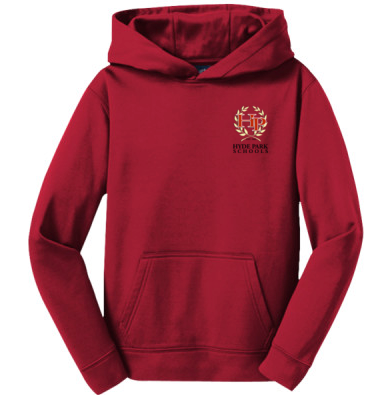 Fleece Hoodie YST244 red.png