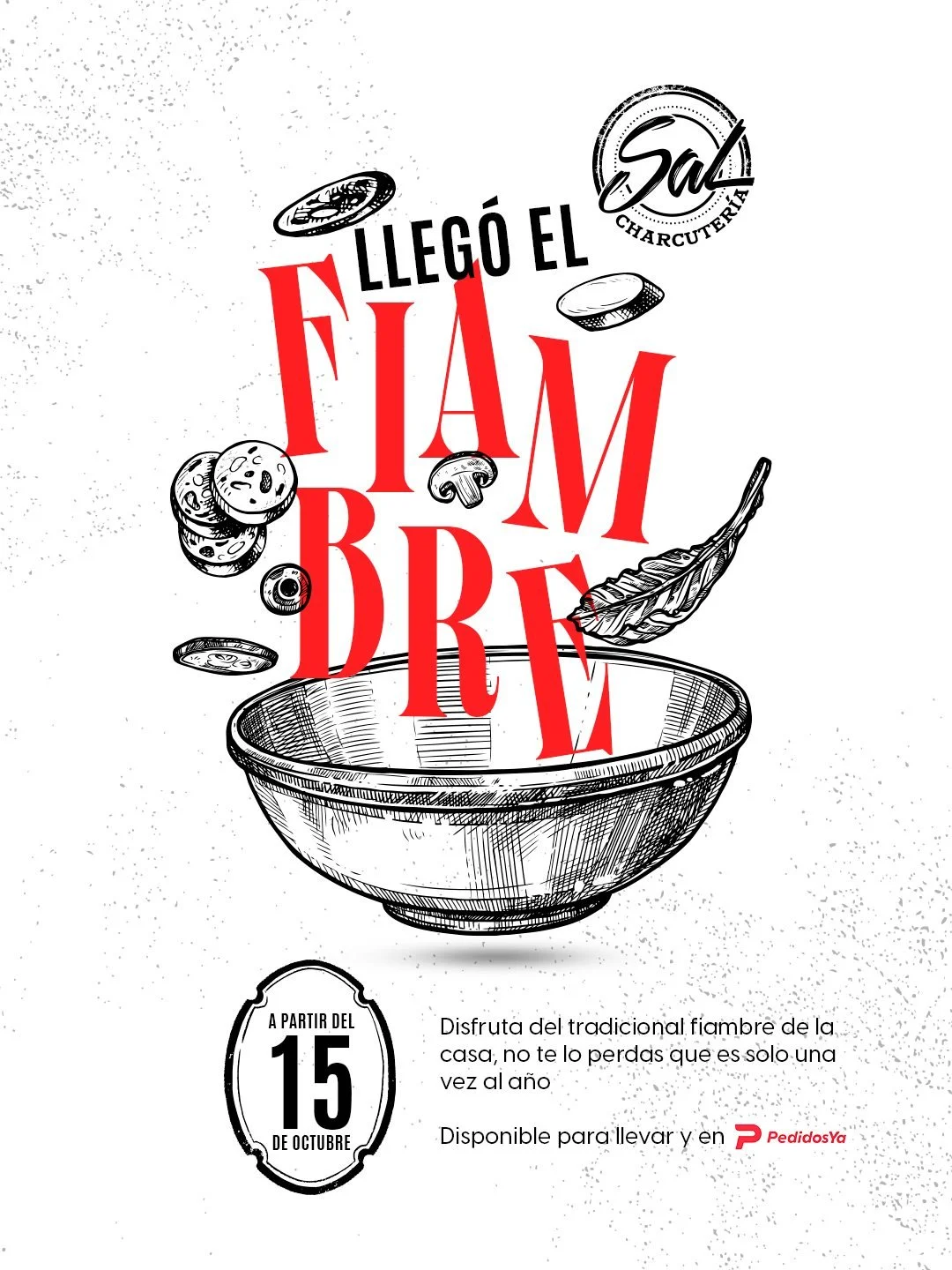 Lleg&oacute; el fiambre&hellip; y no cualquiera, el de Sal lo preparamos con charcuter&iacute;a de verdad, seleccionando cada ingrediente con cuidado para que cada bocado sea una experiencia y puedas disfrutar del fiambre al estilo Sal.

Estar&aacute