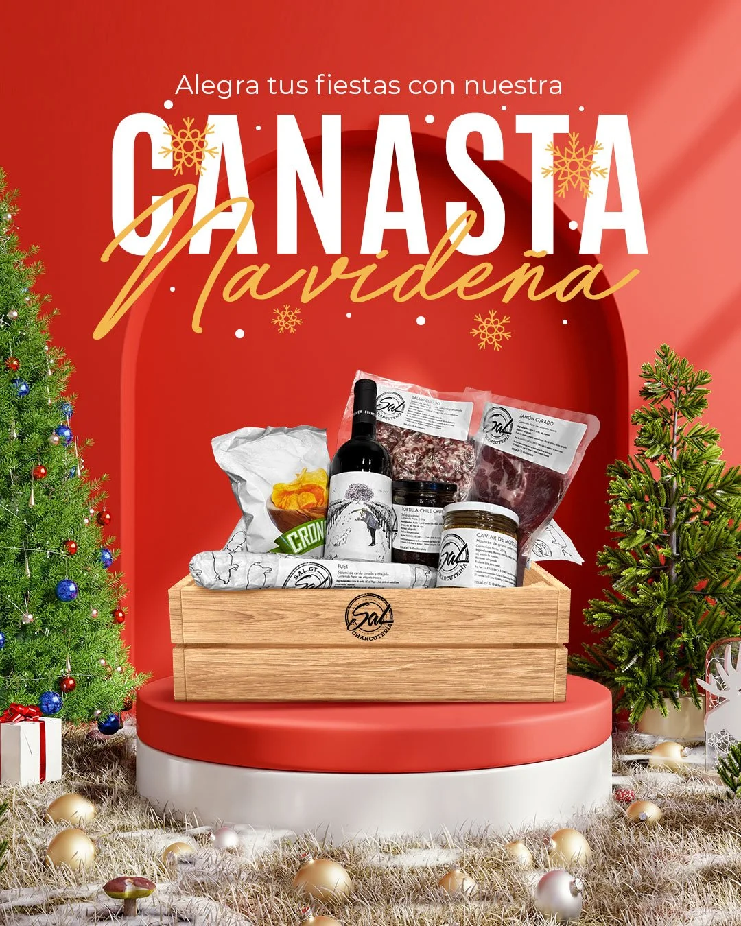 El regalo con el que s&iacute; vas a quedar bien. 🎁✨

Descubre nuestra deliciosa canasta, elaborada con productos artesanales y la calidad que nos distingue.

Y si te gusta personalizar, tambi&eacute;n podemos armar canastas al gusto.
Tienen un prec