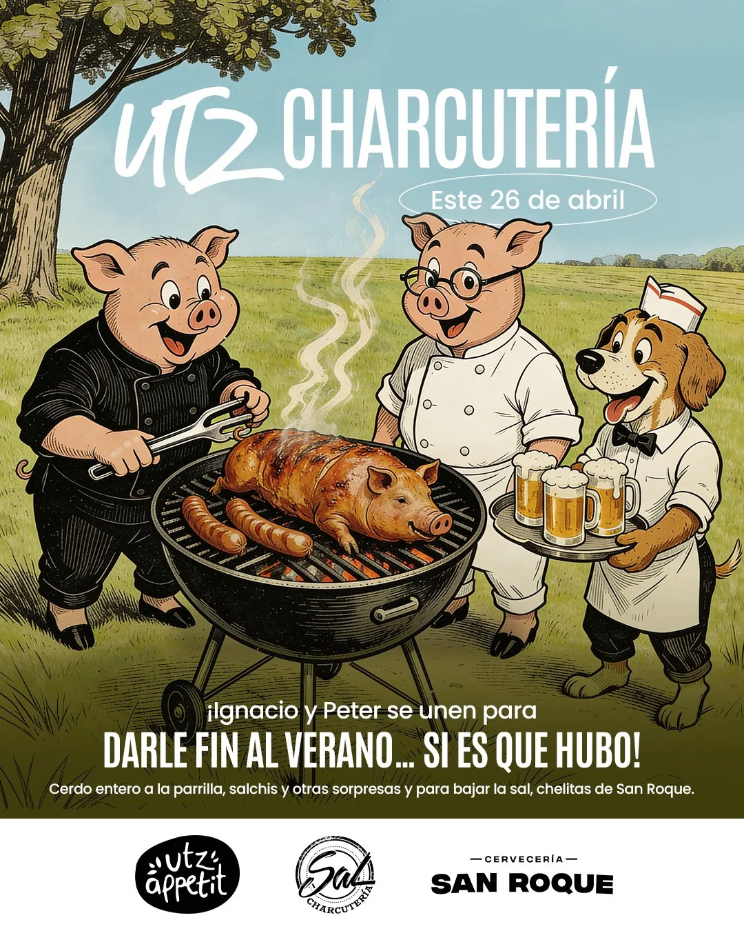 A&uacute;n no sabemos si hubo verano&hellip;
 pero s&iacute; tenemos claro que sobran razones para celebrar 🔥
Este 26 de abril armamos un backyard barbecue como se debe.
 Chef Ignacio y Chef Peter se ponen al mando con una propuesta que no viene tod