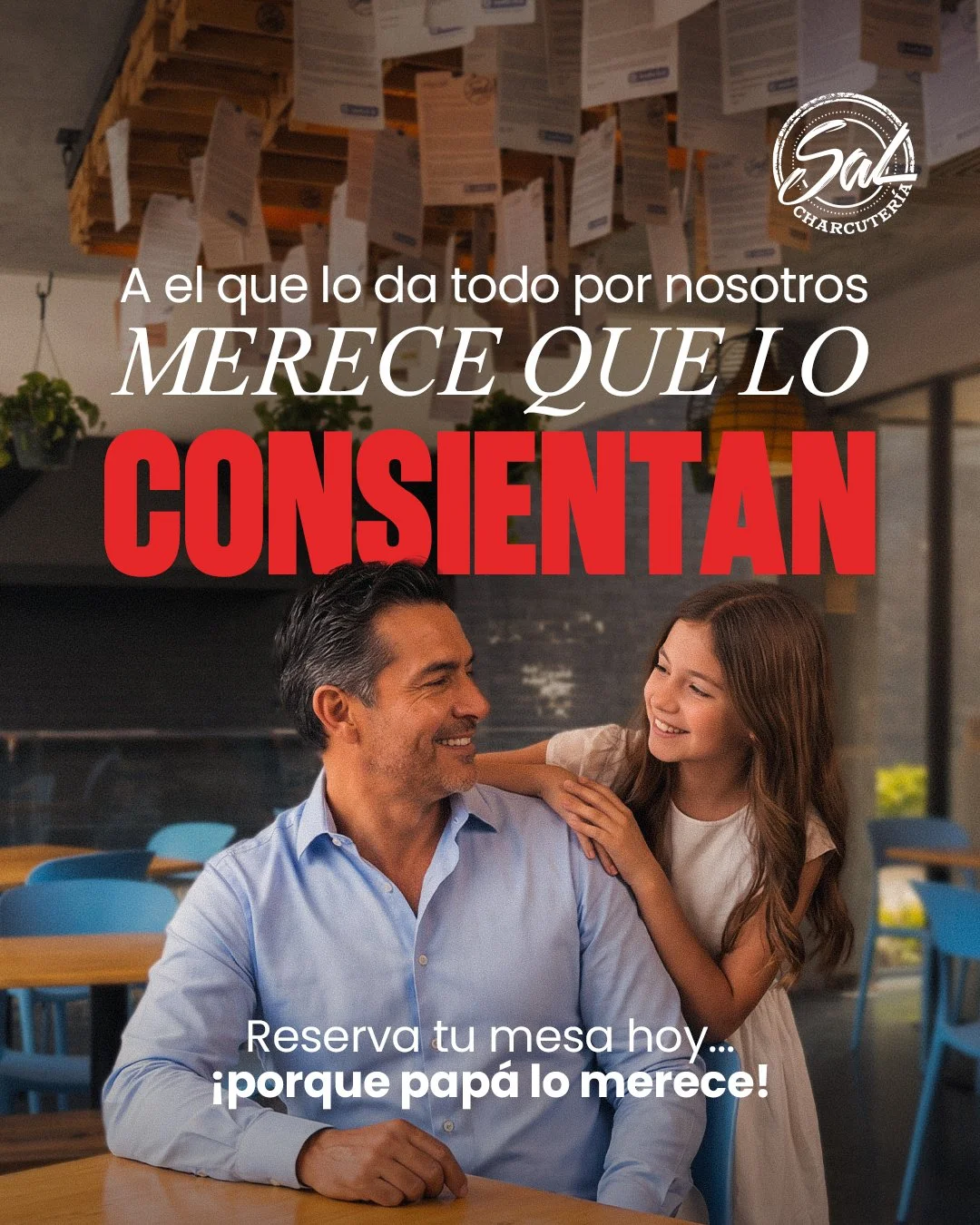 Al que siempre da lo mejor, tambi&eacute;n le toca disfrutarlo 🍷✨
Este D&iacute;a del Padre, sorprendelo con una experiencia como se merece: buen vino, charcuter&iacute;a artesanal y una mesa para compartir.
Reserv&aacute; por DM y celebra a pap&aac