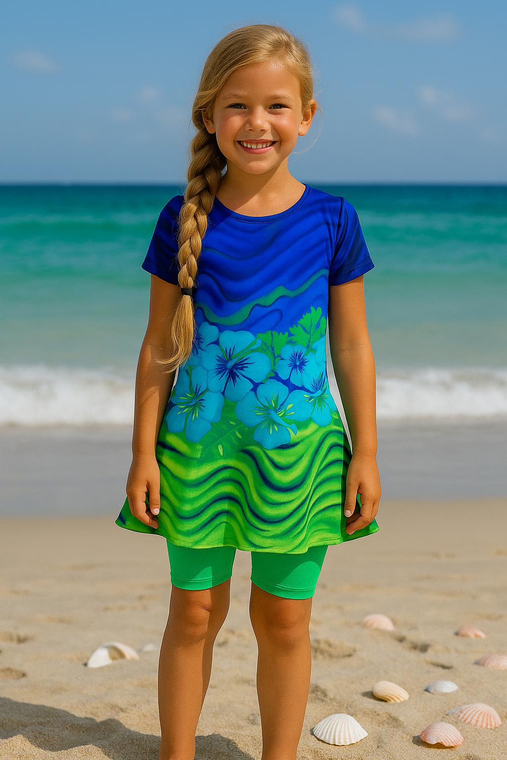 Caribbean Waters Child 7. $61.00