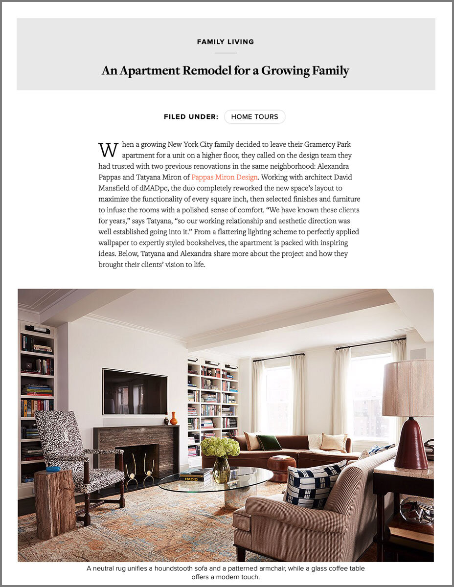 One Kings Lane: An Apartment Remodel for a Growing Family