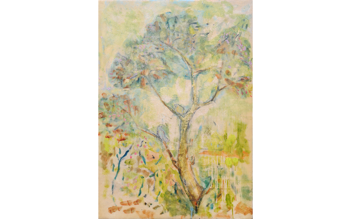 Tree and Two Birds in Livia's Garden
