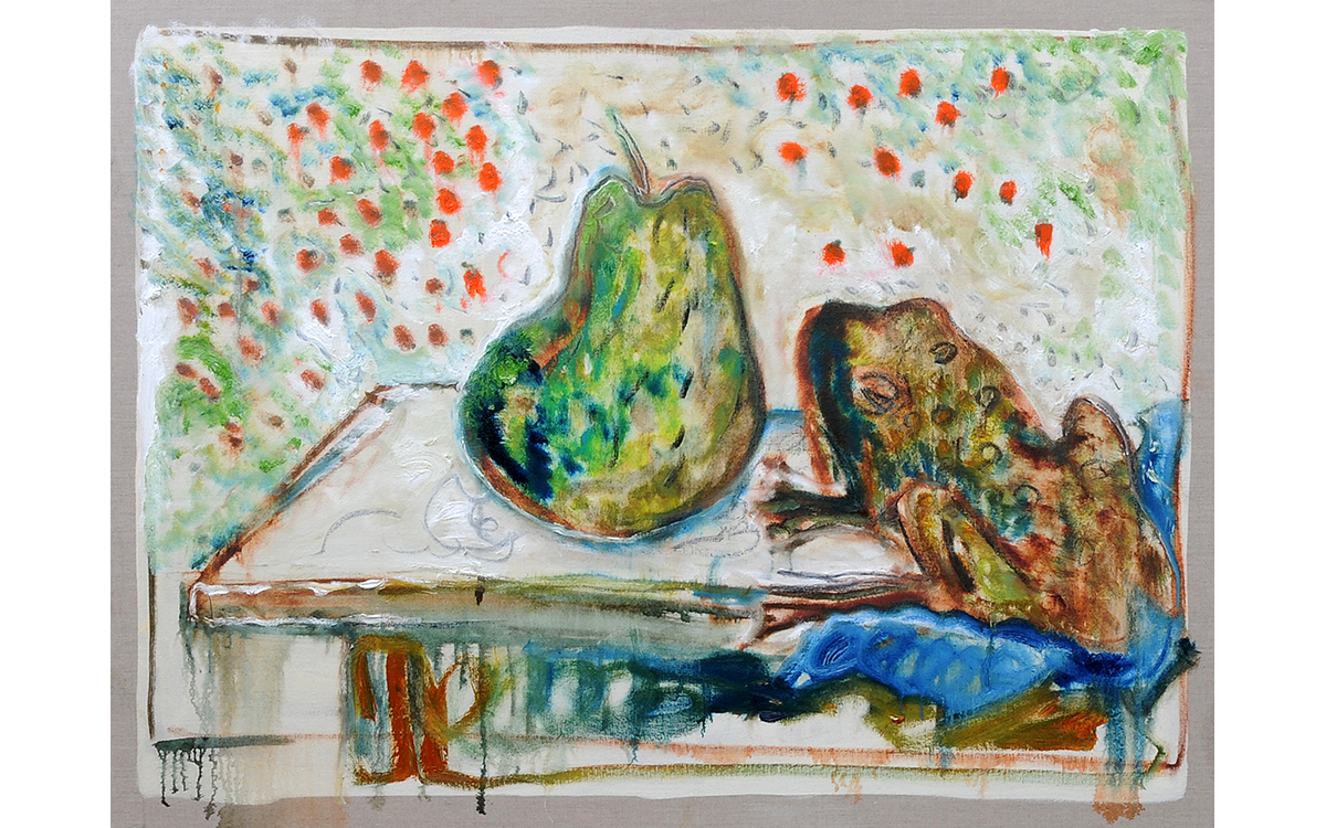 pear and frog (after Larionov)