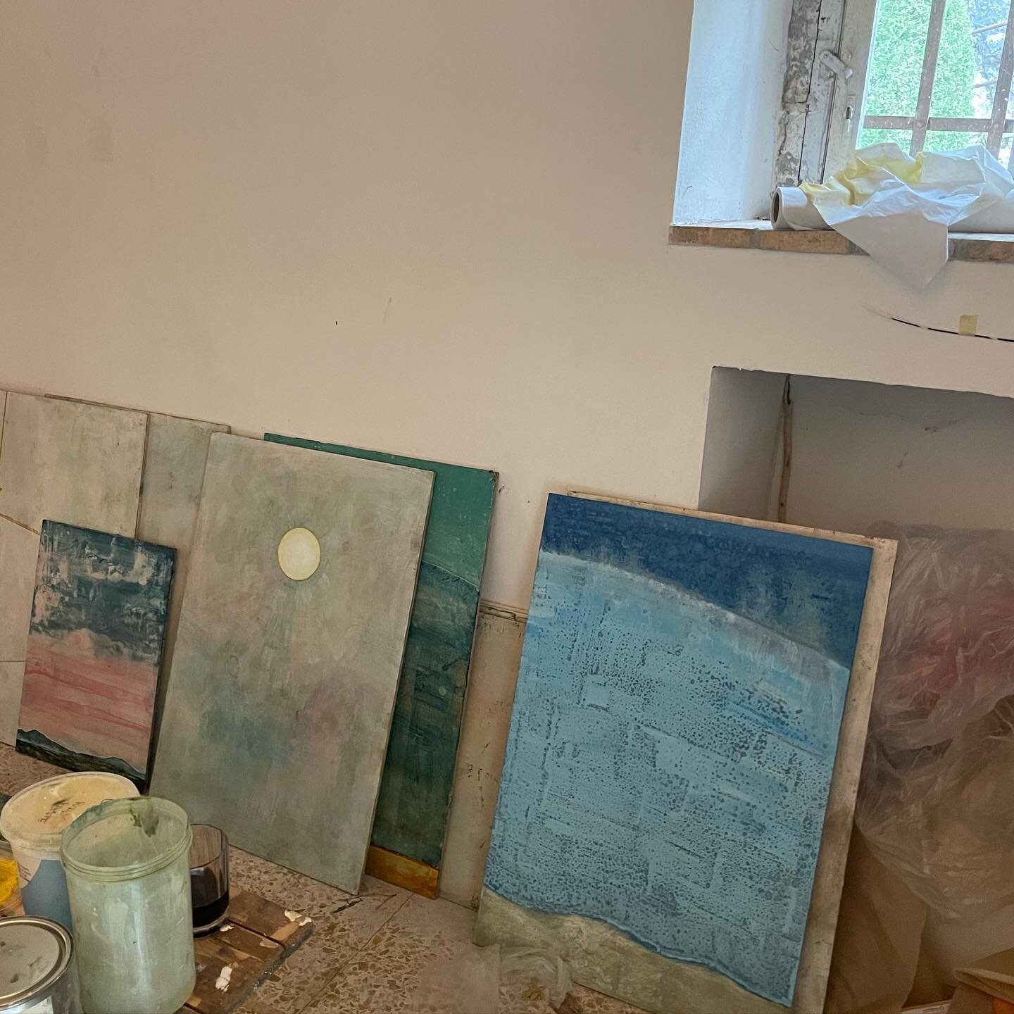 Harry Adams back at Monteluco. 5 days work at the Eremo making sketches and offerings for a show in Rome next year with #galleriaalessandrabonomo