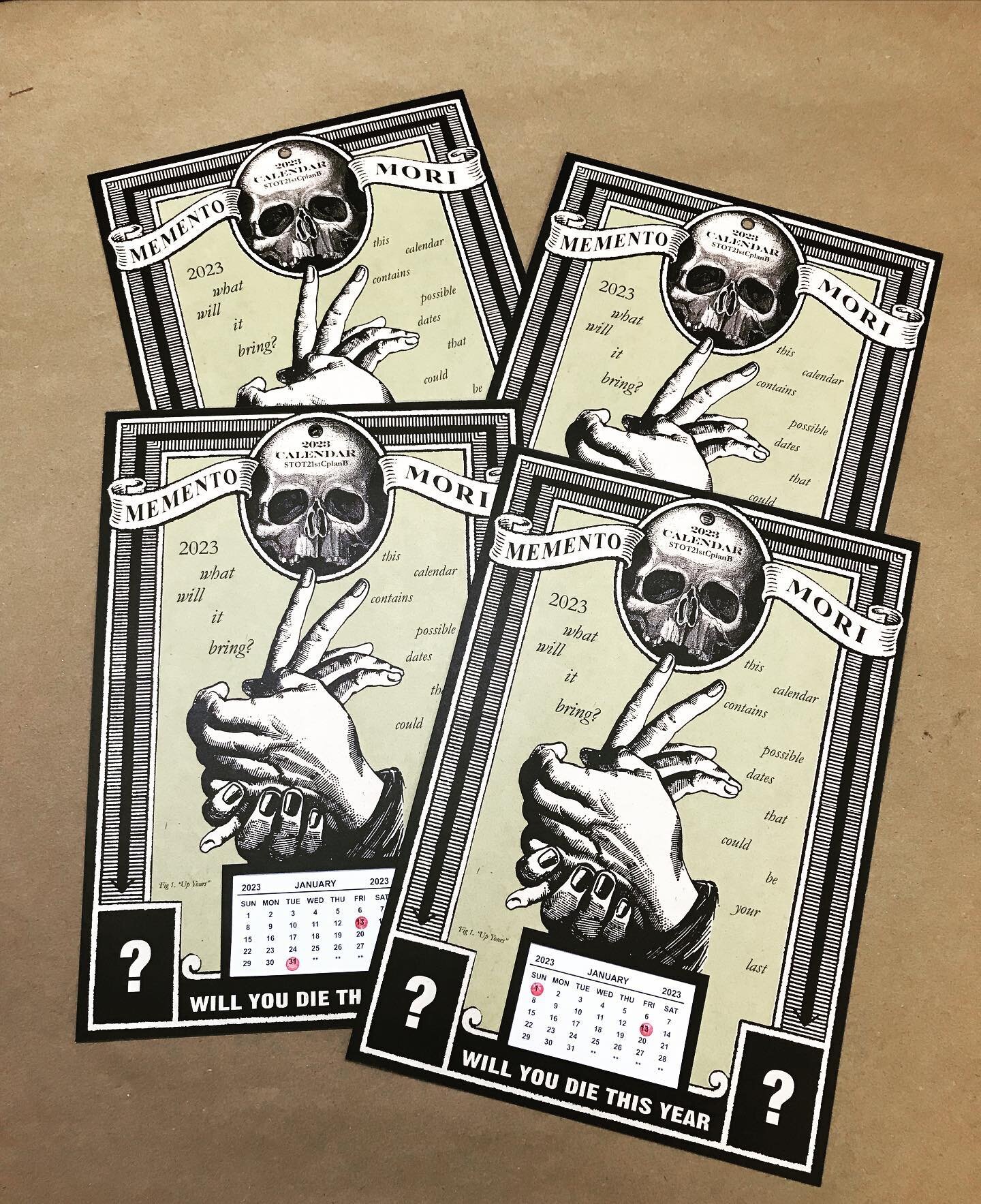 Have you got your 2023 WILL I DIE THIS YEAR Calendar yet? If not why not?? Go get one now from L-13.org! It also has an important message on the back from our sponsors K2 Plat Hire Ltd about MuMufication. Buy Now - Die Later #STOT21stCplanB #STOT21 #
