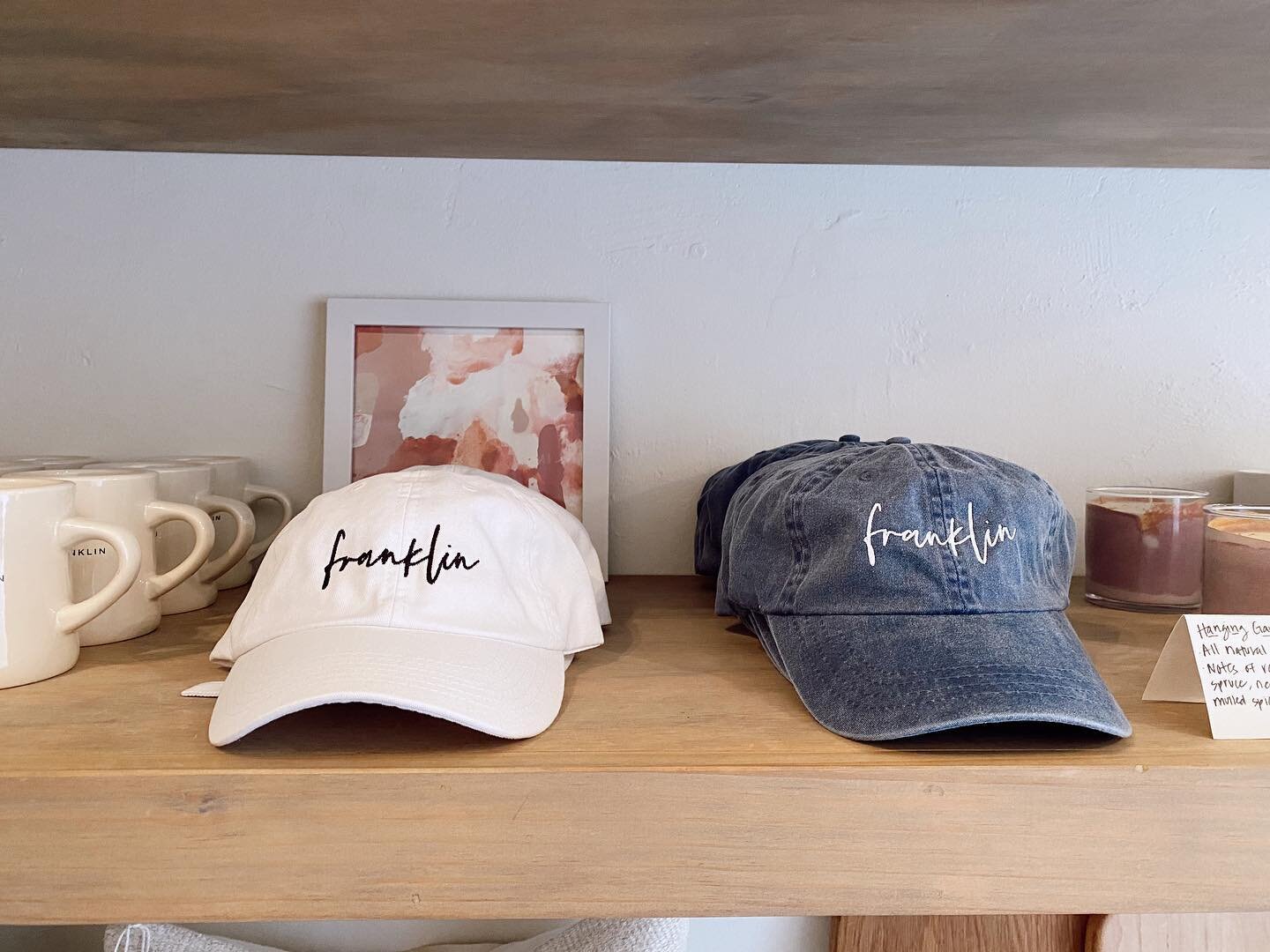 We are here until 3pm today! Come see us and check out our new Franklin hats🥰