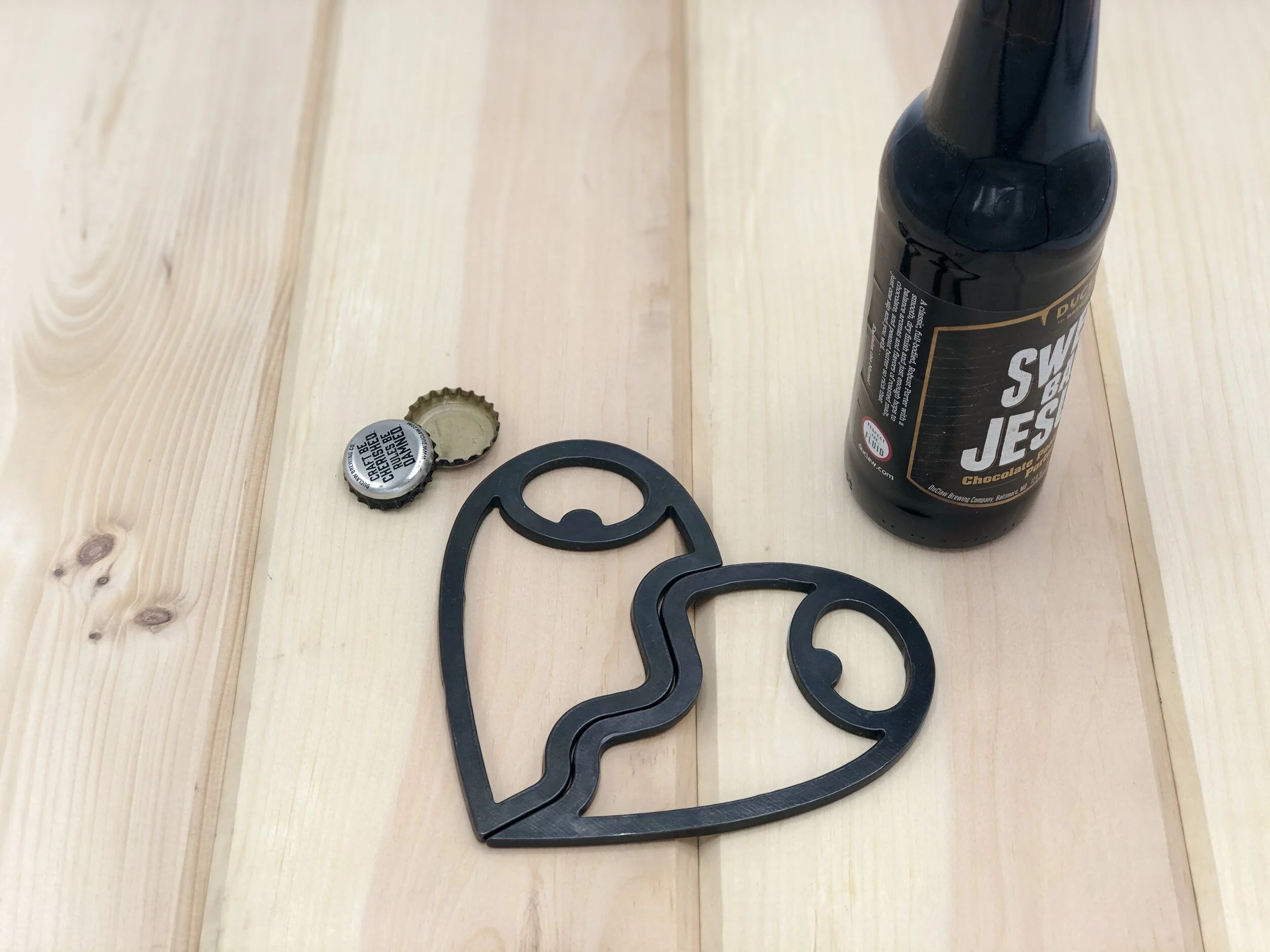 Heart Puzzle Metal Bottle Opener 0005