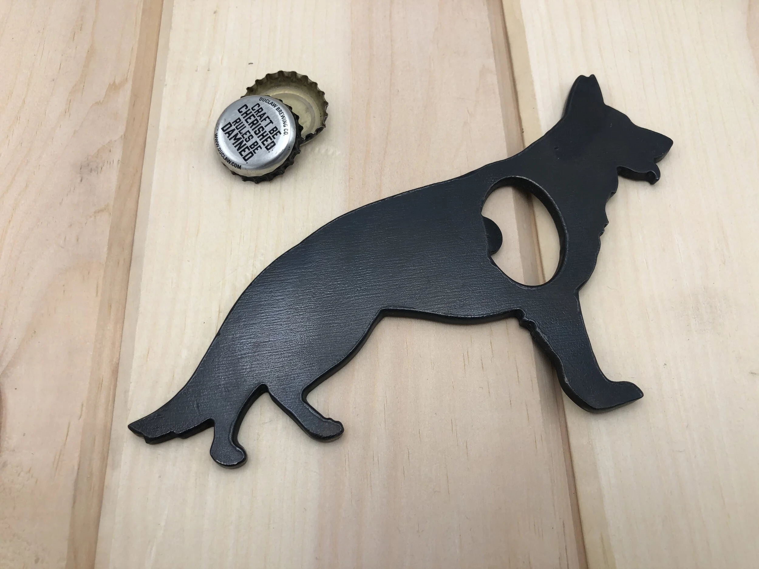 German Shepard Metal Bottle Opener 001
