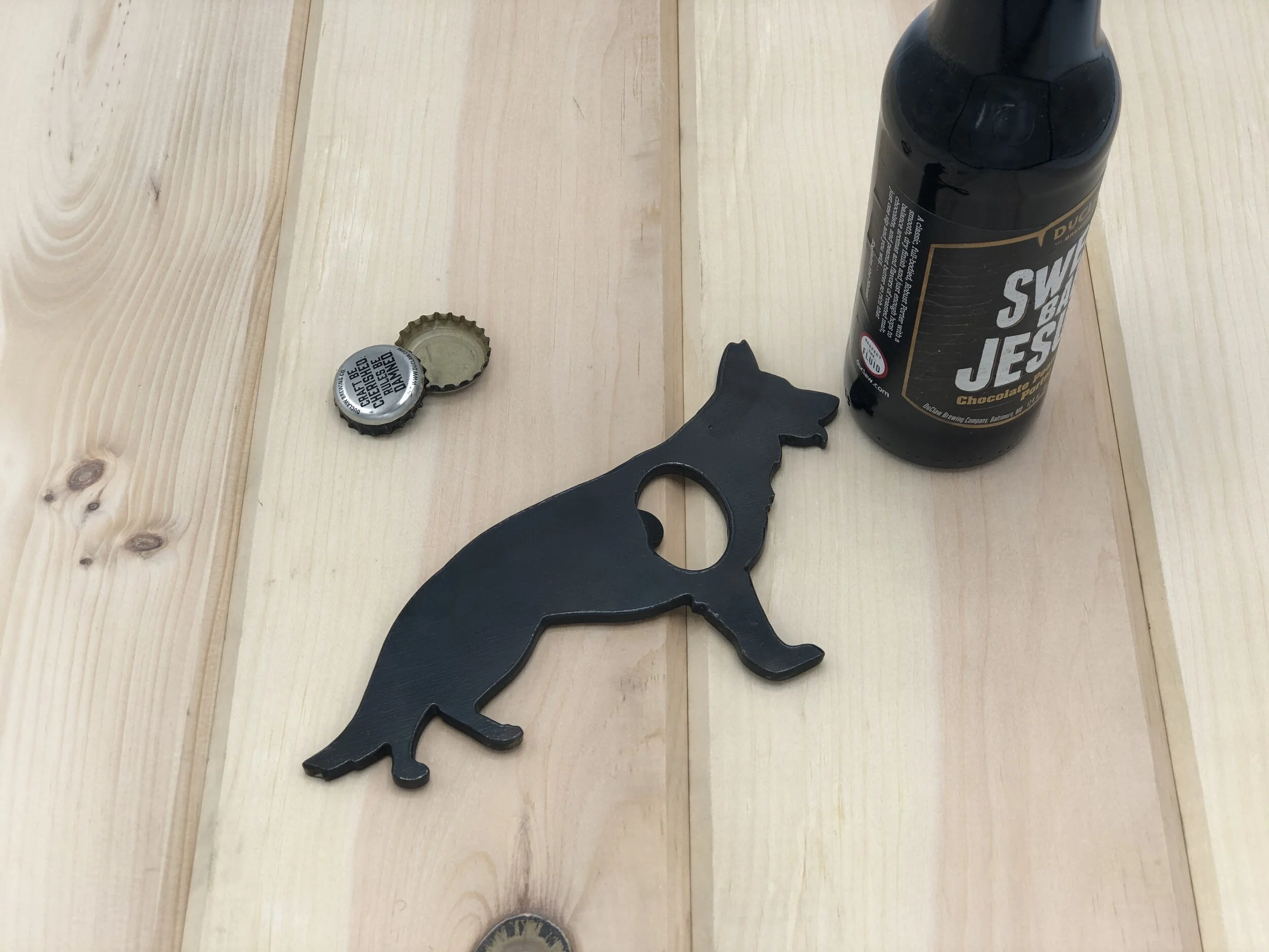 German Shepard Metal Bottle Opener 003
