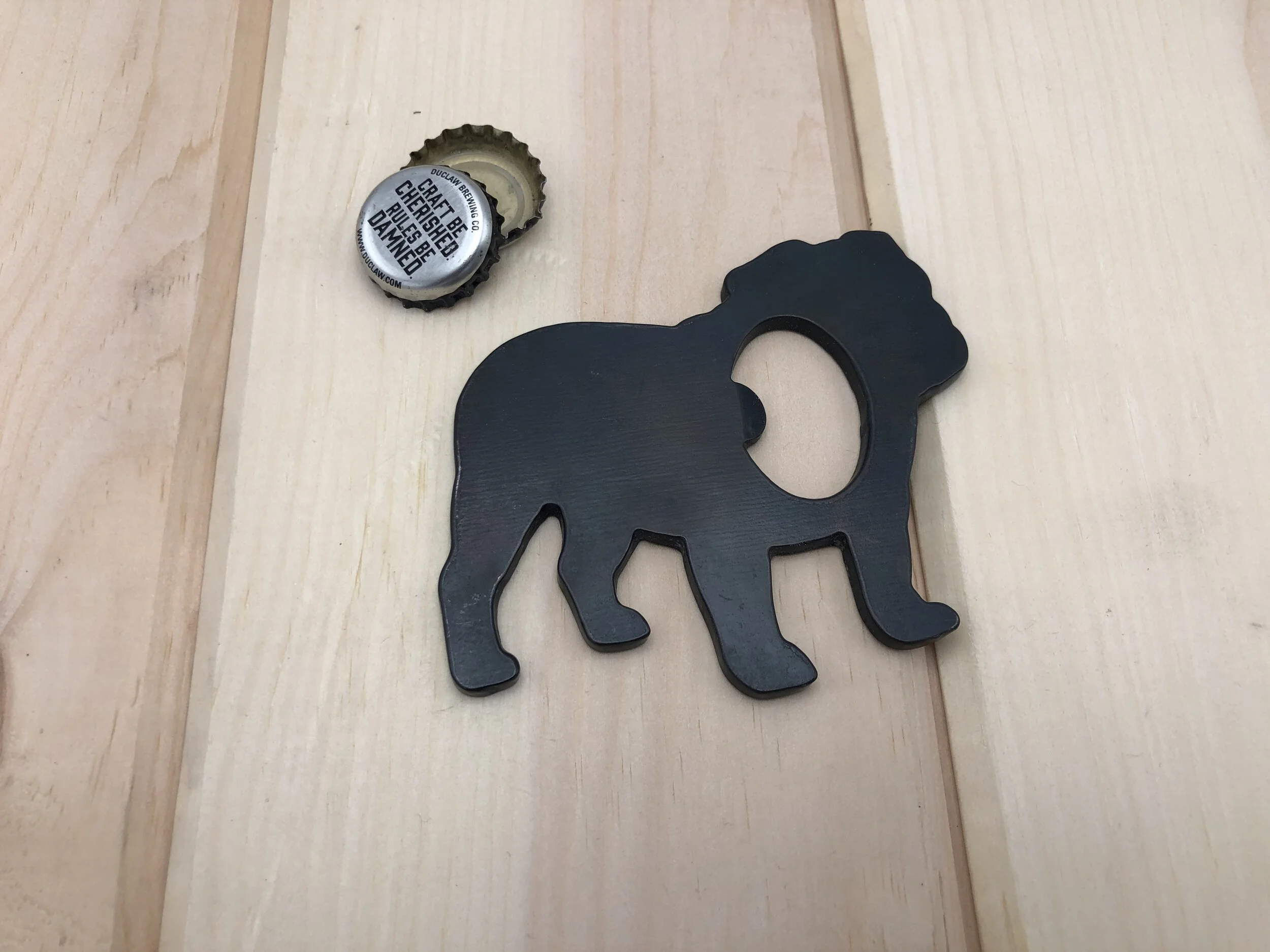 English Bulldog Metal Bottle Opener 001