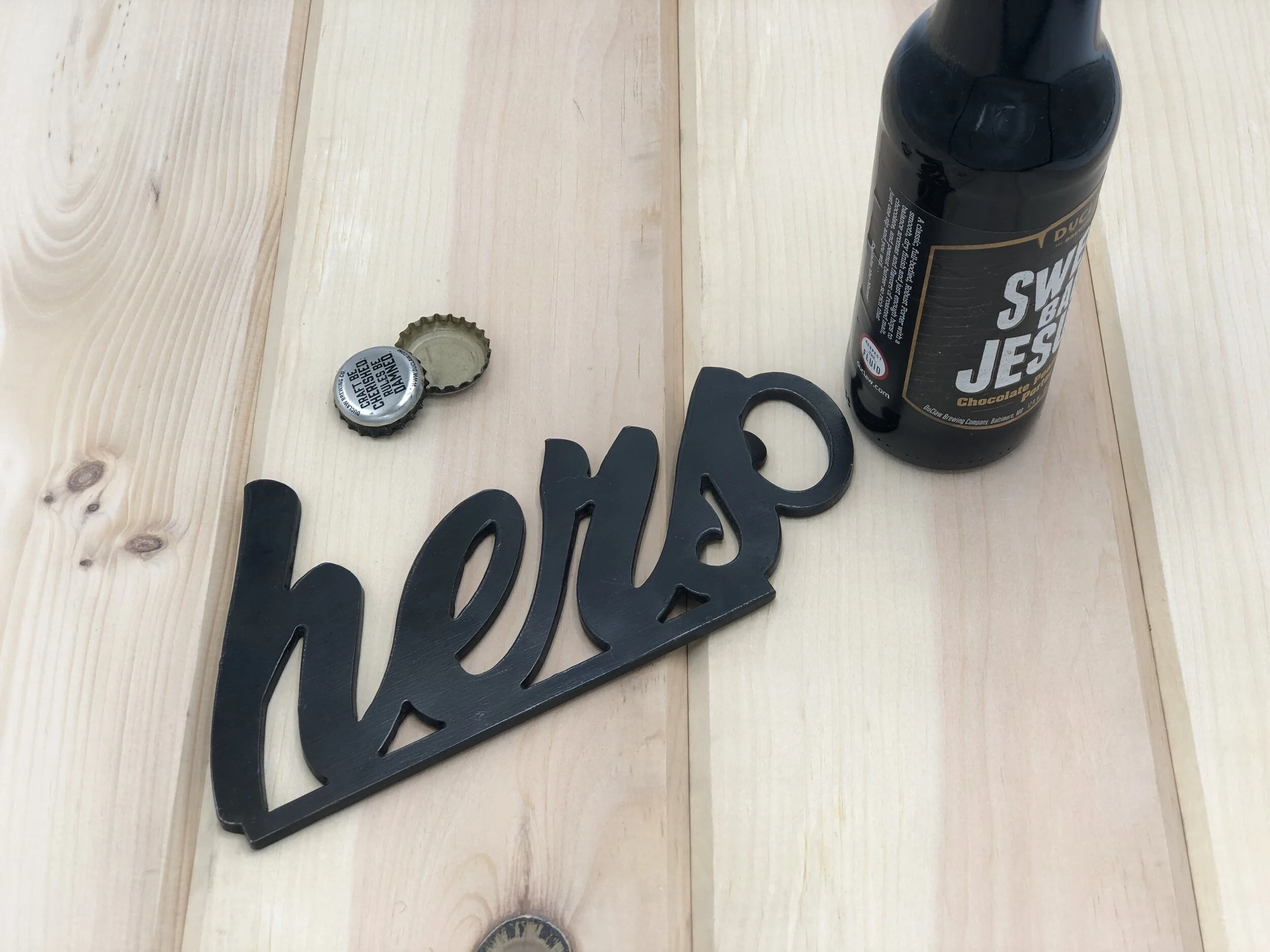 His and Hers Metal Bottle Opener 008