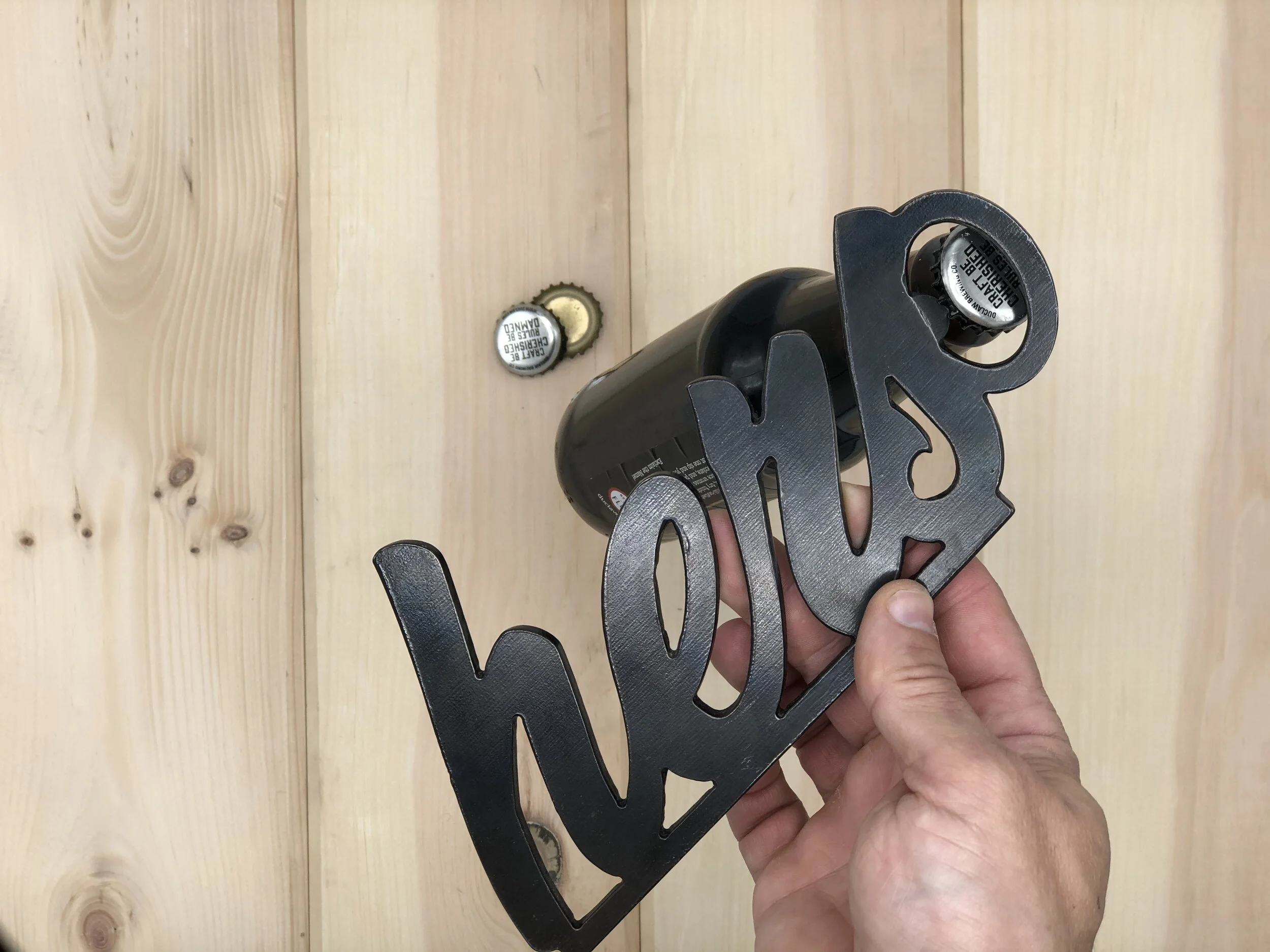 His and Hers Metal Bottle Opener 007