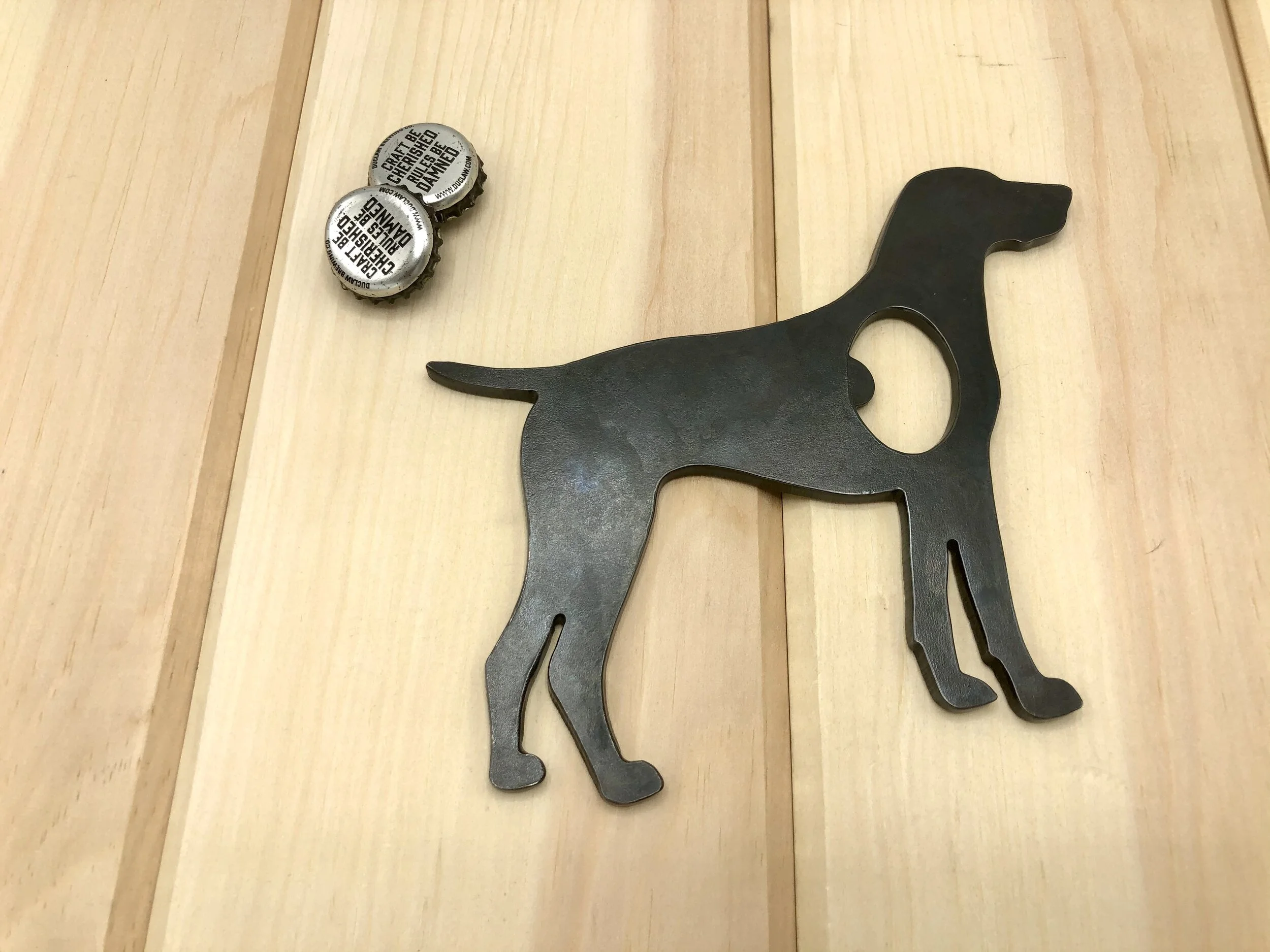 German Short Haired Pointer Metal Bottle Opener 001